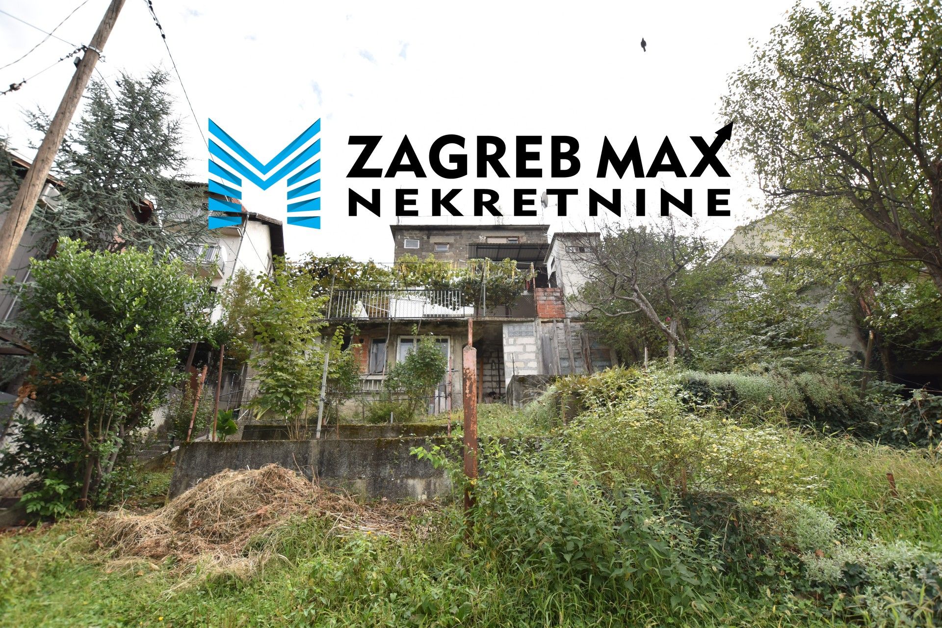 Zagreb - ČRNOMEREC - VRHOVEC Građevinsko zemljište sa kućom 1977 m2 + šuma 2911 m2, BEZ PROVIZIJE