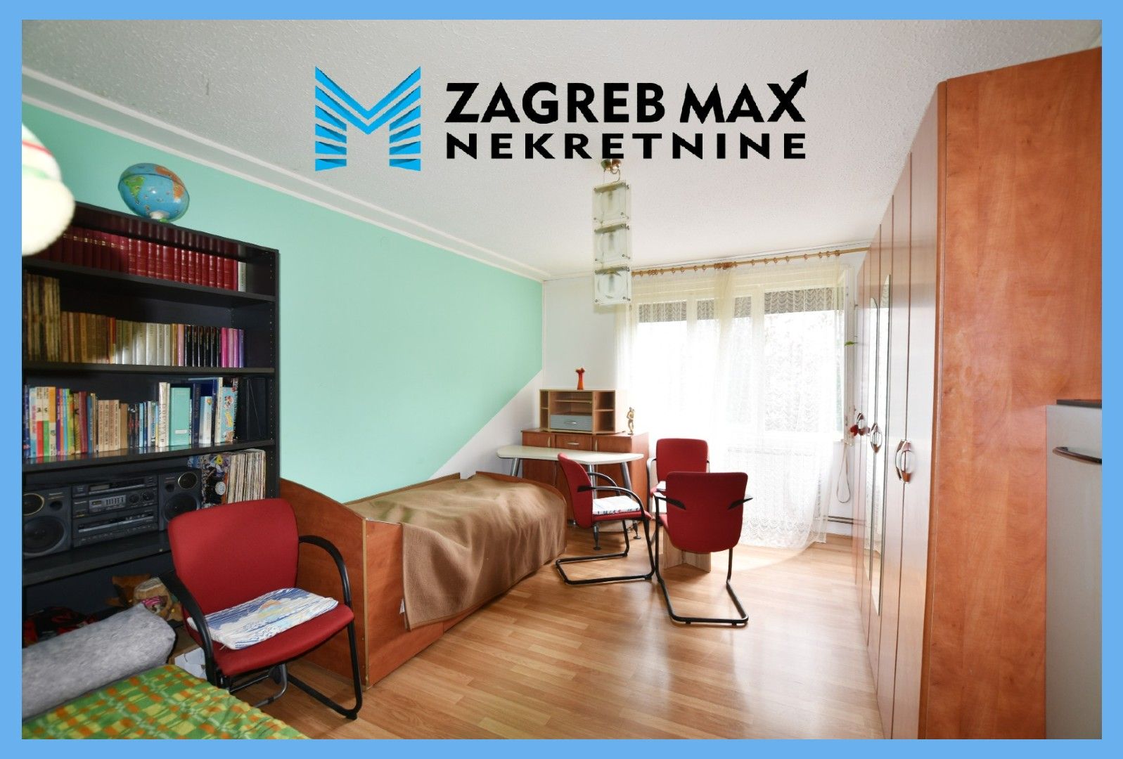 Zagreb - GAJNICE – dvosoban stan 57 m2, 1. kat, mirno okruženje, spremište, BEZ PROVIZIJE