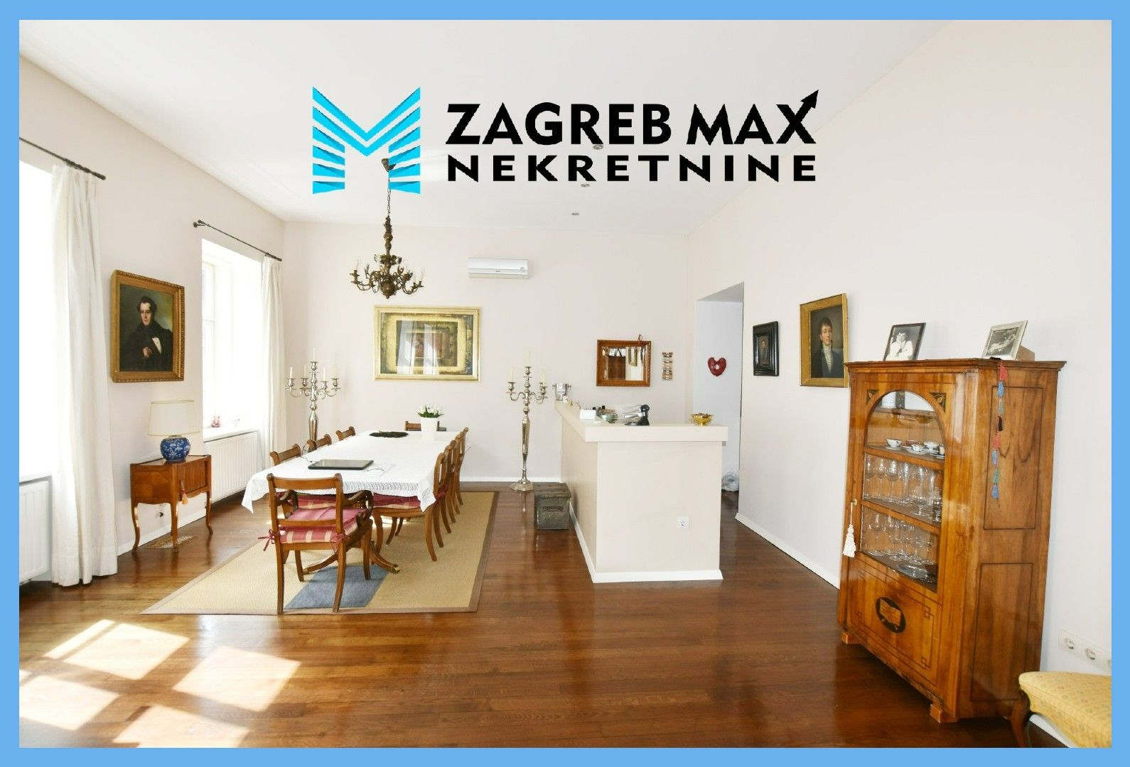 Zagreb - ZAGREB STROGI CENTAR - ekskluzivan stan 159 m2, 2. kat, odlična lokacija