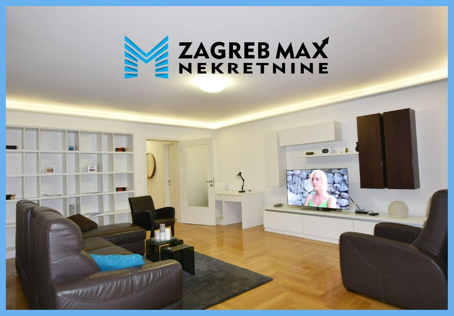 Zagreb - NAJAM - ILICA, ekskluzivan i moderno uređen trosoban stan, garaža, terasa