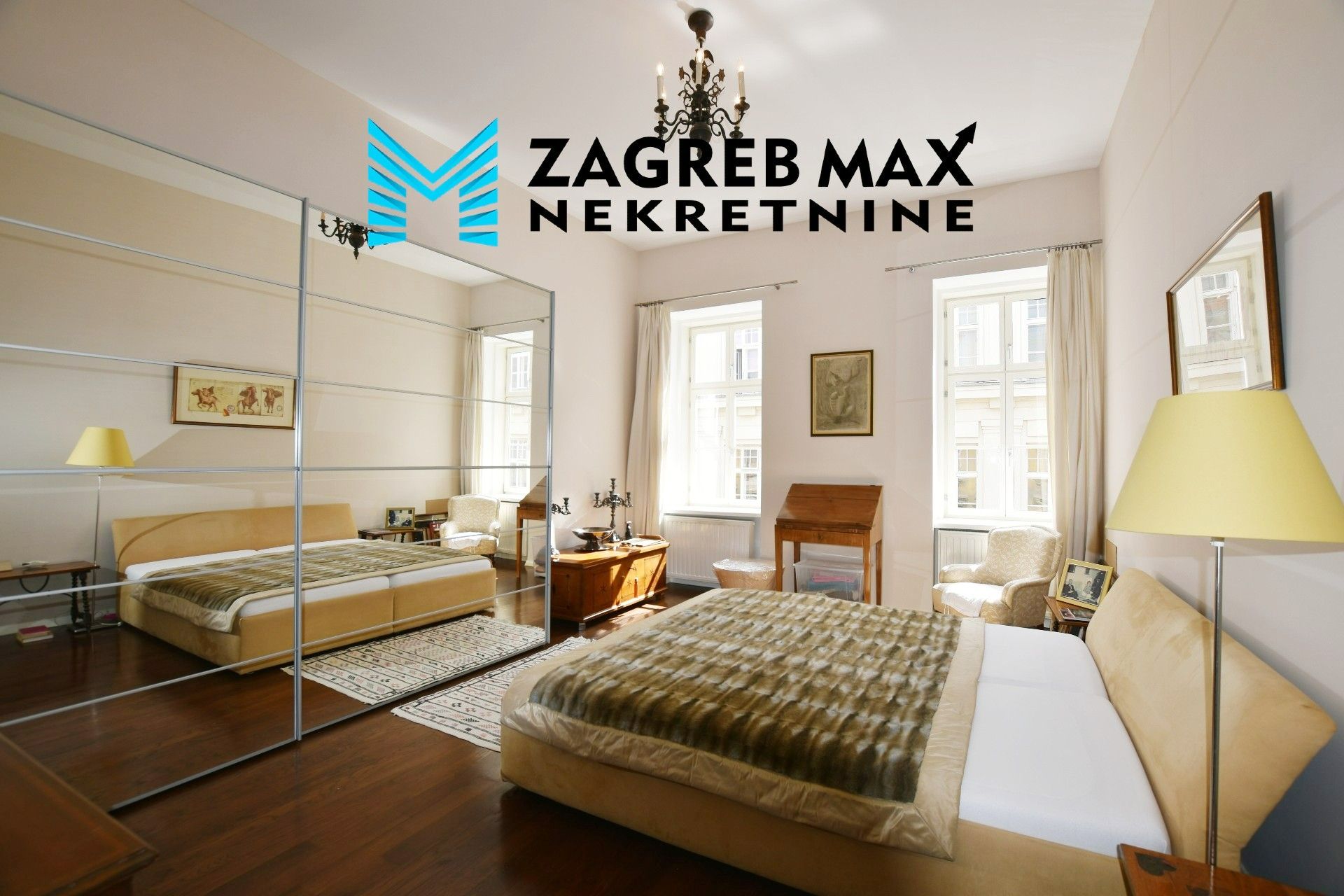 Zagreb - ZAGREB STROGI CENTAR - ekskluzivan stan 159 m2, 2. kat, odlična lokacija, BEZ PROVIZIJE