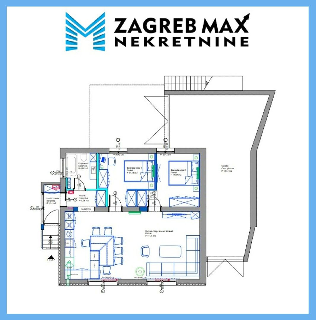 Zagreb - GORNJA DUBRAVA – ekskluzivna samostojeća kuća od 260 m2 sa 2 odvojena stana i vrtnom kućicom, garaža