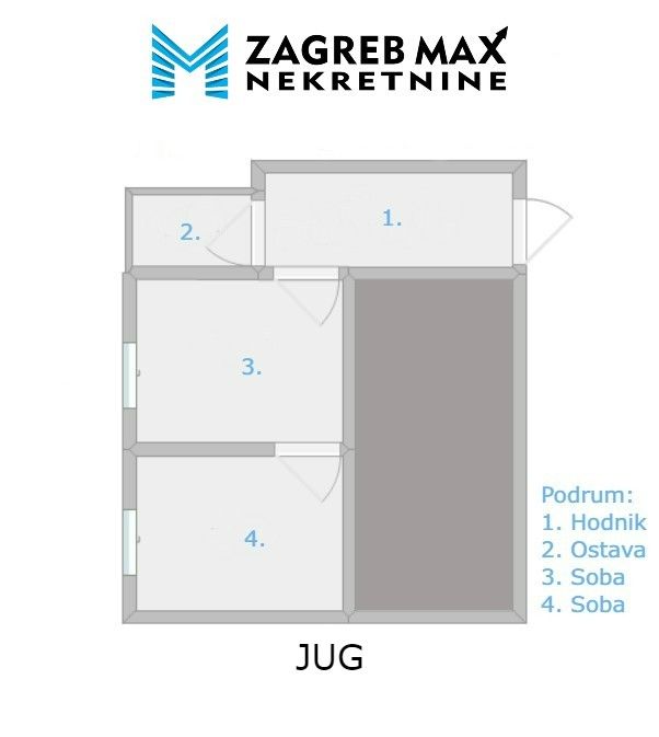 Zagreb - GAJNICE – Ulica Jagnjedje, ugodan 3soban stan u prizemlju, 2 spremišta i podrum, parking, loggia