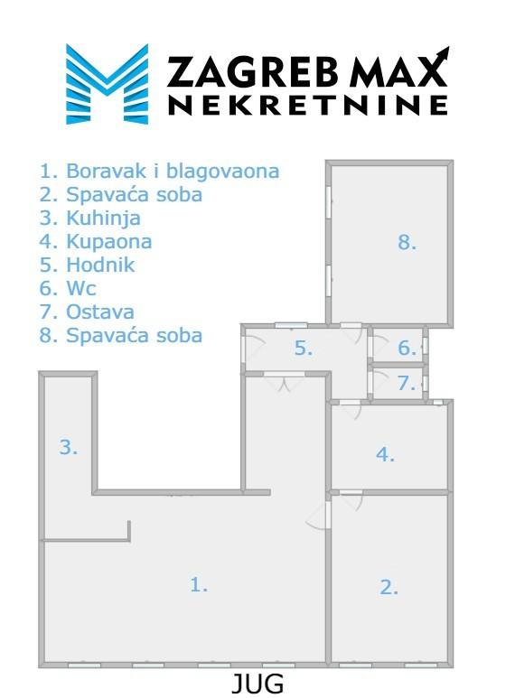 Zagreb - ZAGREB STROGI CENTAR - ekskluzivan stan 159 m2, 2. kat, odlična lokacija, BEZ PROVIZIJE