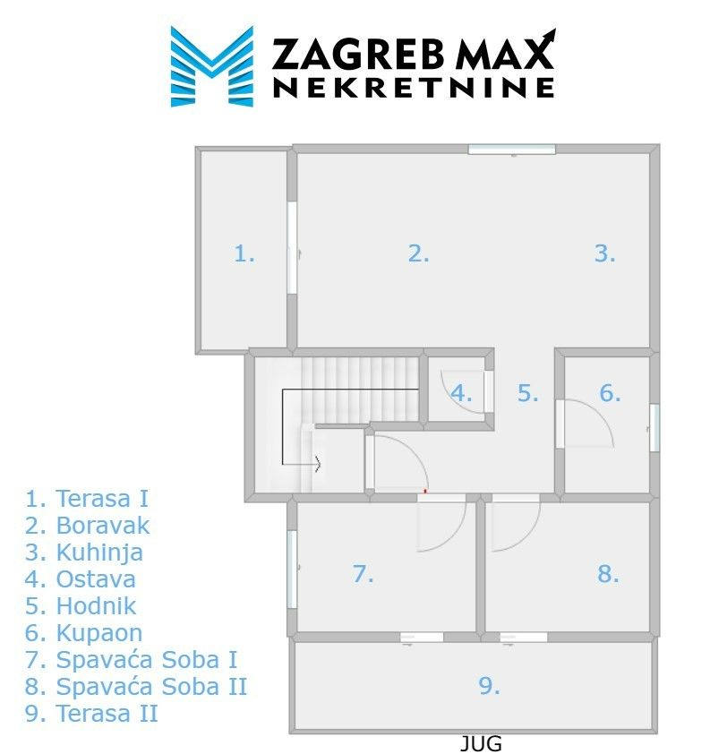 Zagreb - ODRA – Komforan 3soban stan 67 m2, 2. kat, 2 terase, parking, BEZ PROVIZIJE