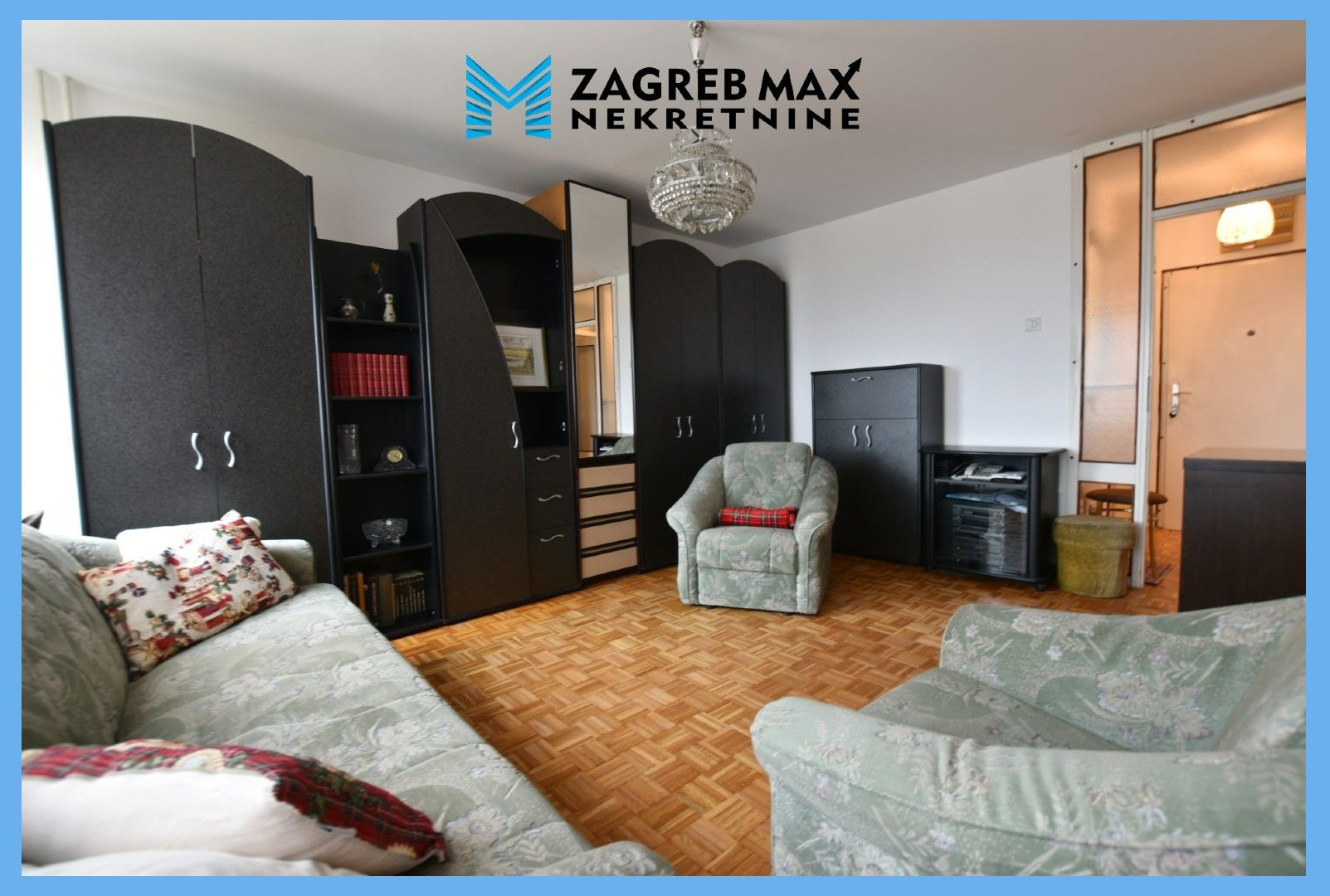 Zagreb - TRAVNO – Ulica B. Magovca, ugodan 1soban stan 40 m2, 16. kat, loggia, BEZ PROVIZIJE