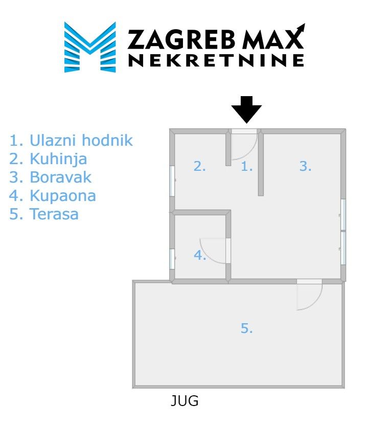 Zagreb - TRNJE Savska ulica, moderan 1soban stan 25 m2, 5. kat, terasa, parking, odlična lokacija
