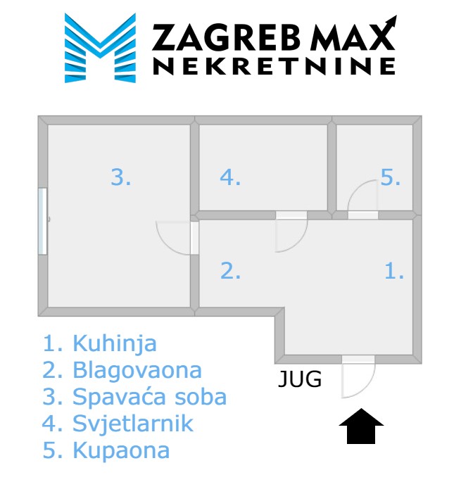 Zagreb - KVATERNIKOV TRG Ugodan 2soban stan 36 m2, suteren, odlična lokacija, spremište, BEZ PROVIZIJE