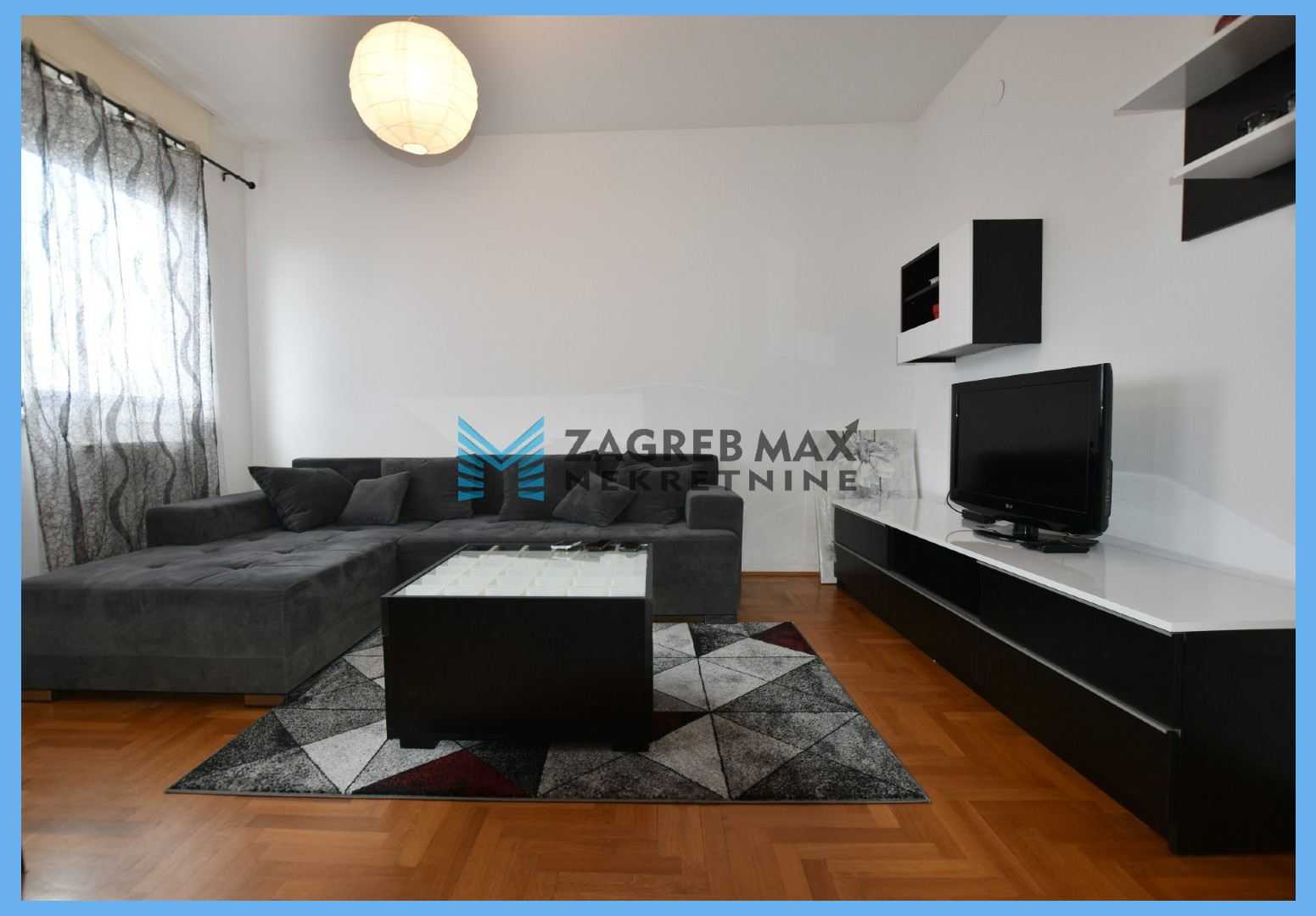 Zagreb - NAJAM - SREDNJACI Moderan 3soban stan 62 m2, 3. kat, odlična lokacija, balkon, BEZ PROVIZIJE