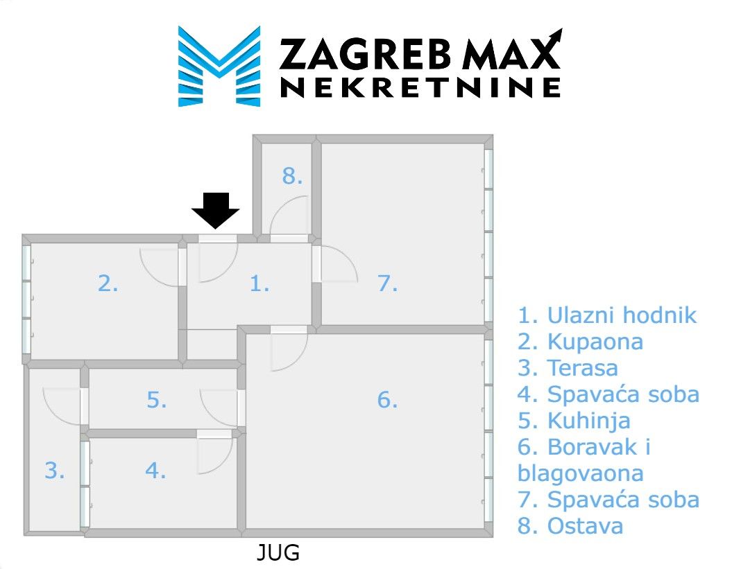 Zagreb - NAJAM - ILICA Luksuzan 3soban stan 91 m2, 2. kat, mirno okruženje, terasa, BEZ PROVIZIJE