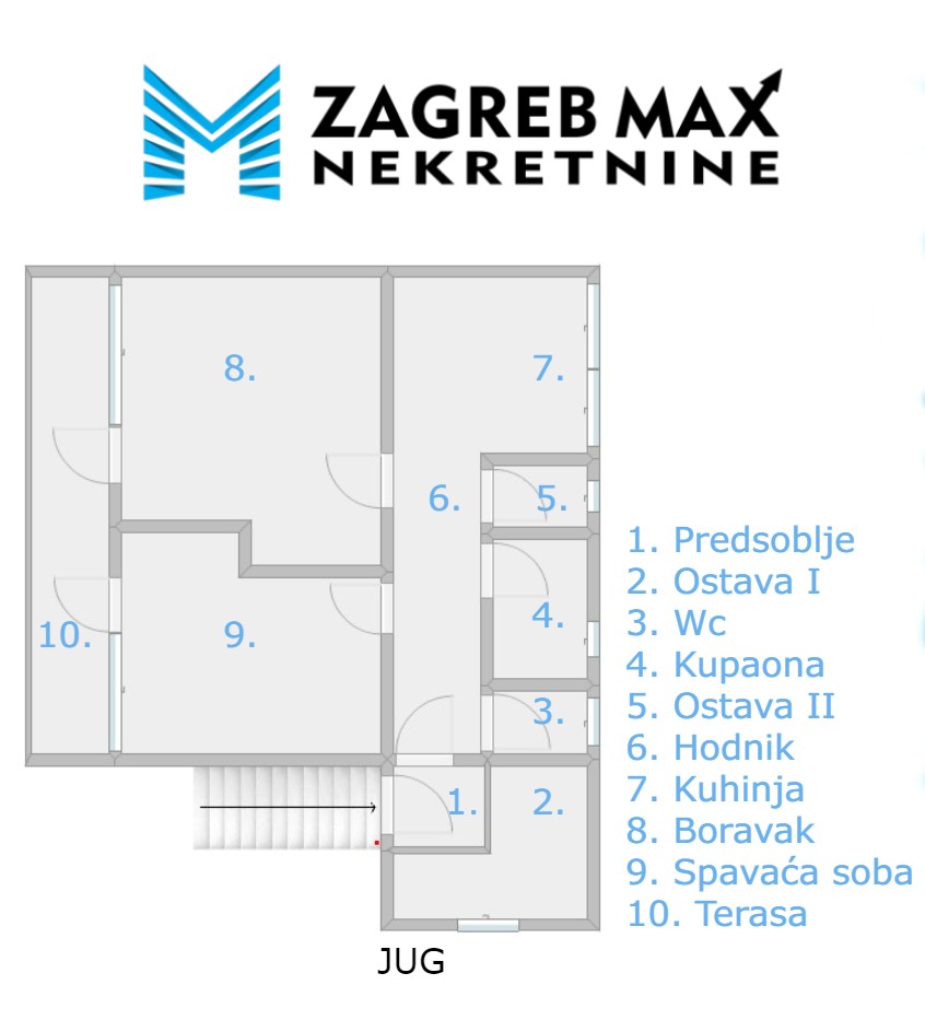 Zagreb - JEŽDOVEC Udoban 2soban stan 65 m2, 1. kat, mirno okruženje, loggia, parking, BEZ PROVIZIJE