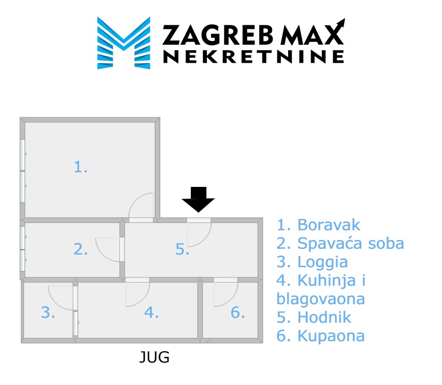 Zagreb - ŠPANSKO – ugodan 2soban stan 46 m2, 3. kat, mirno okruženje, loggia, spremište, BEZ PROVIZIJE