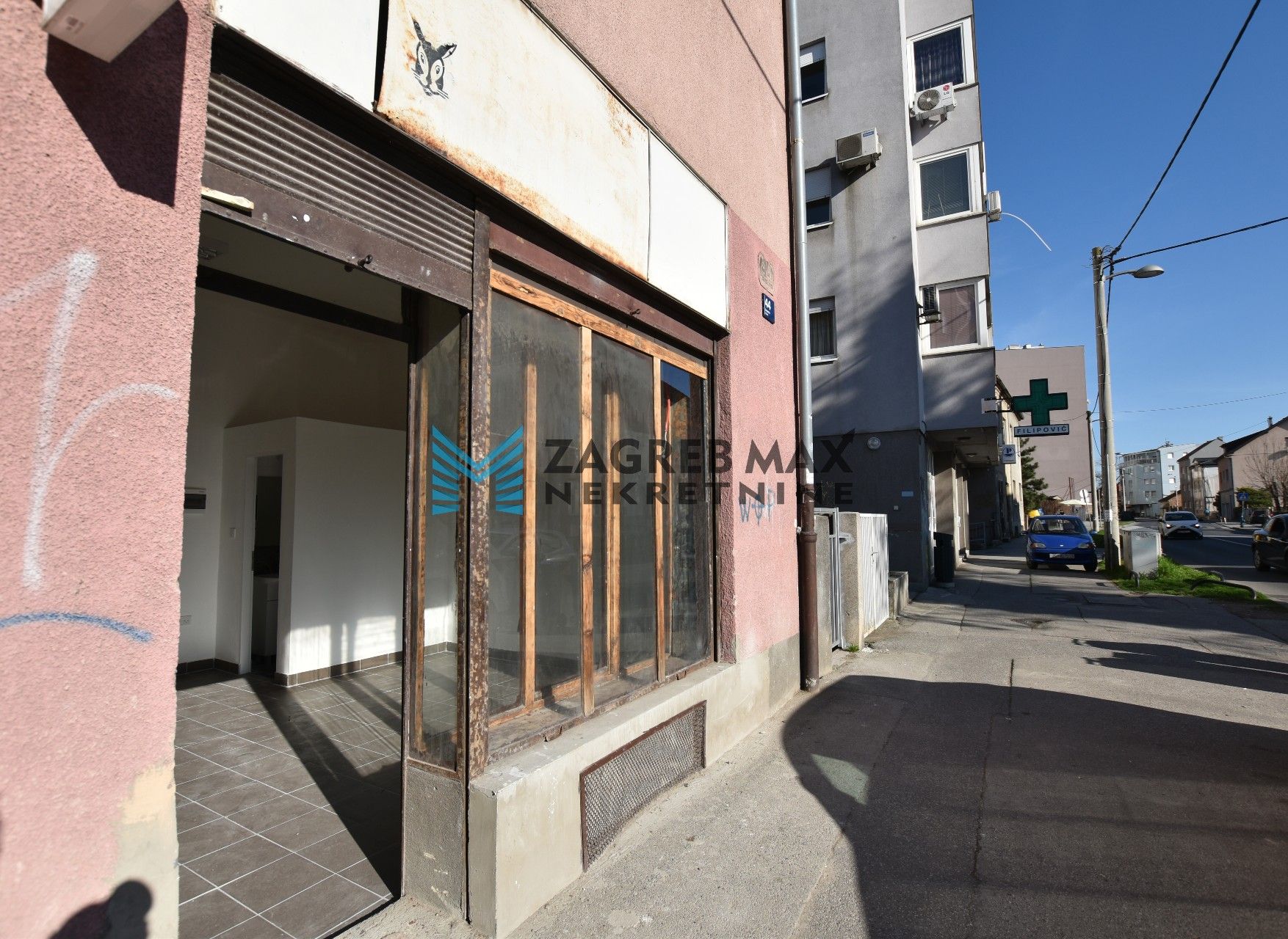 Zagreb - NAJAM - TREŠNJEVKA Novouređeni poslovni prostor 21 m2, TOP lokacija, frekventna ulica, BEZ PROVIZIJE