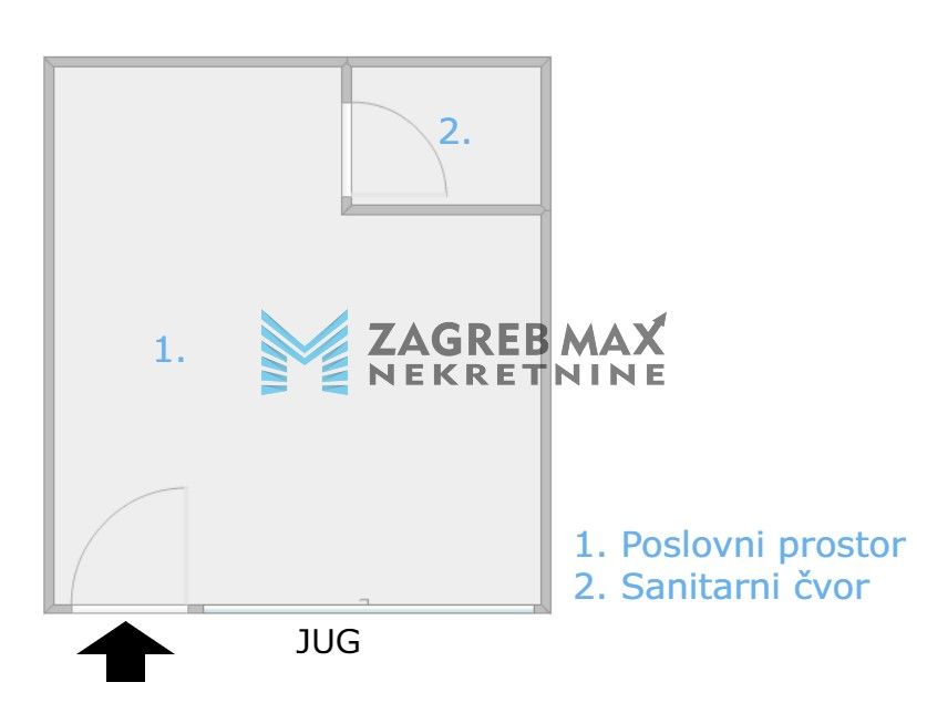 Zagreb - NAJAM - TREŠNJEVKA Novouređeni poslovni prostor 21 m2, TOP lokacija, frekventna ulica, BEZ PROVIZIJE