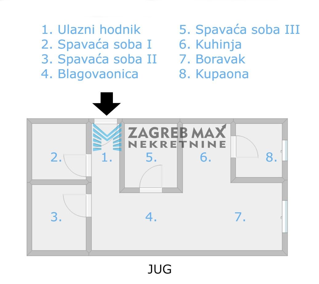 Zagreb - NAJAM - TREŠNJEVKA Ugodan 4soban stan 55 m2, suteren, odlična lokacija, BEZ PROVIZIJE