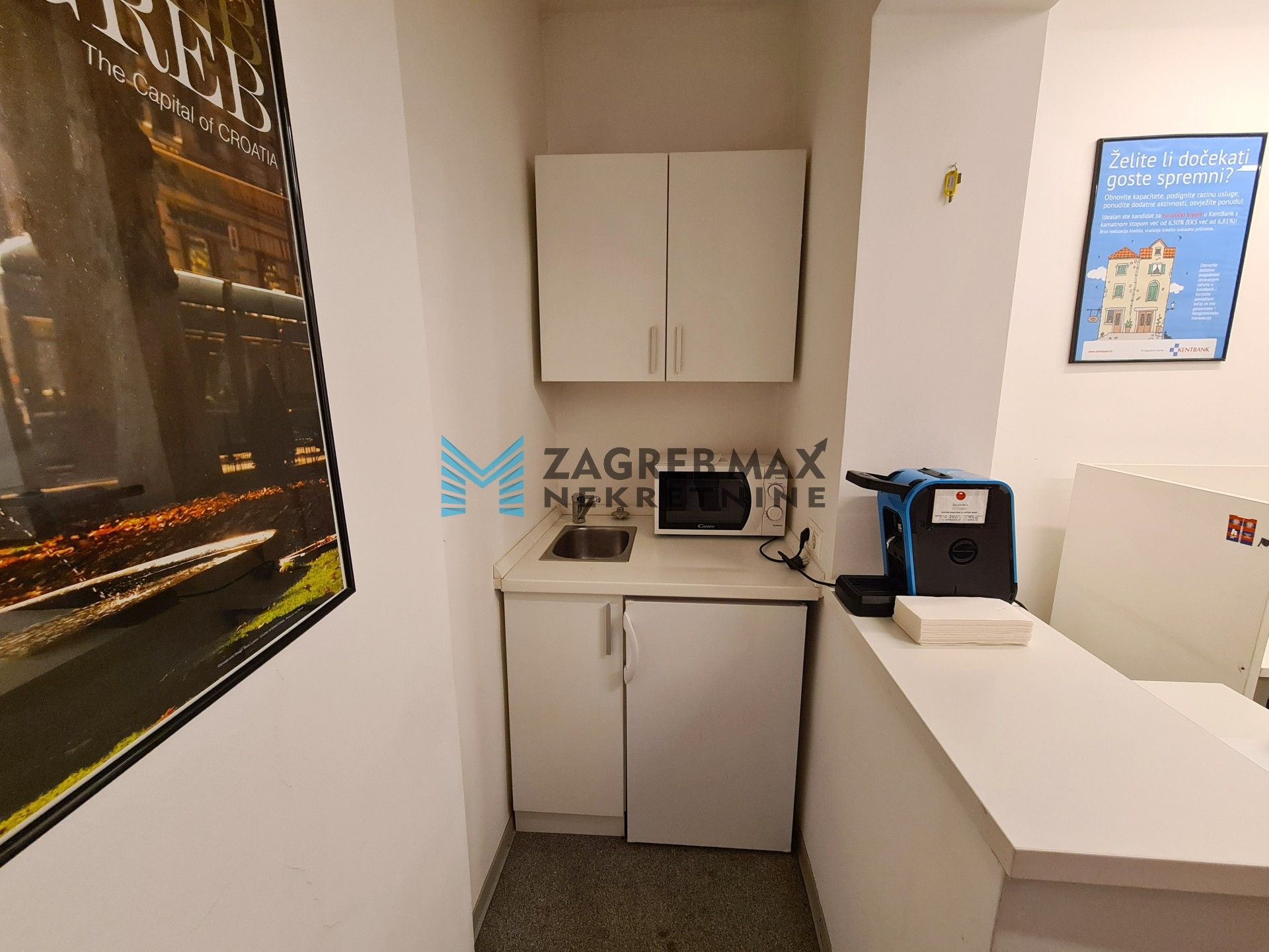 Zagreb - NAJAM - STROGI CENTAR Gundulićeva 1, moderan uredski / poslovni prostor 55 m2, odlična lokacija