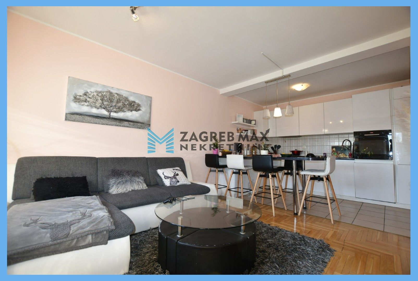 Zagreb - SVETA KLARA Moderan 5soban stan 96 m2, 1. kat, mirno okruženje, 2 balkona, parking, BEZ PROVIZIJE