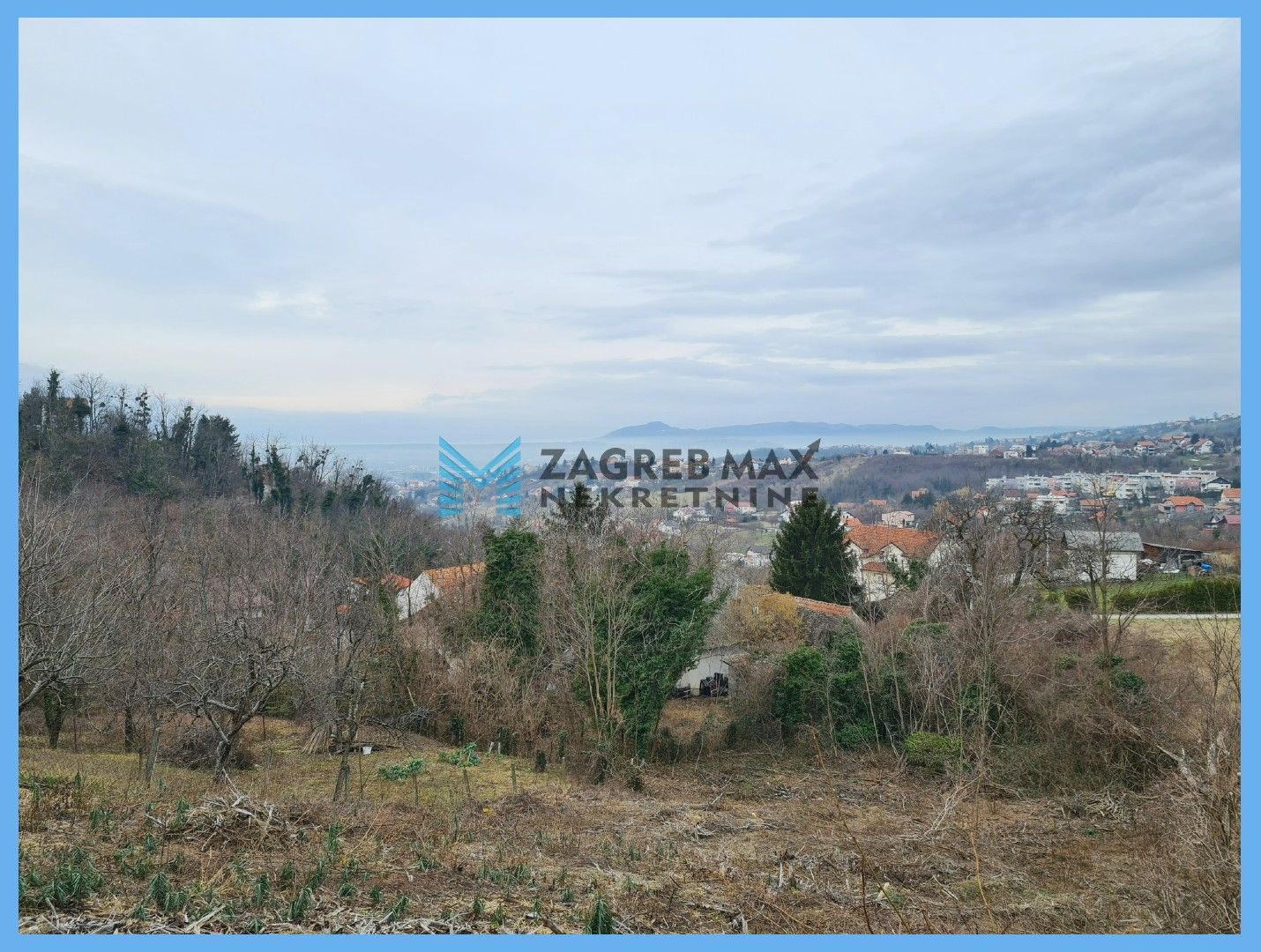 Zagreb - VRAPČE Perjavica građevinsko zemljište 1300 m2, atraktivna mirna lokacija