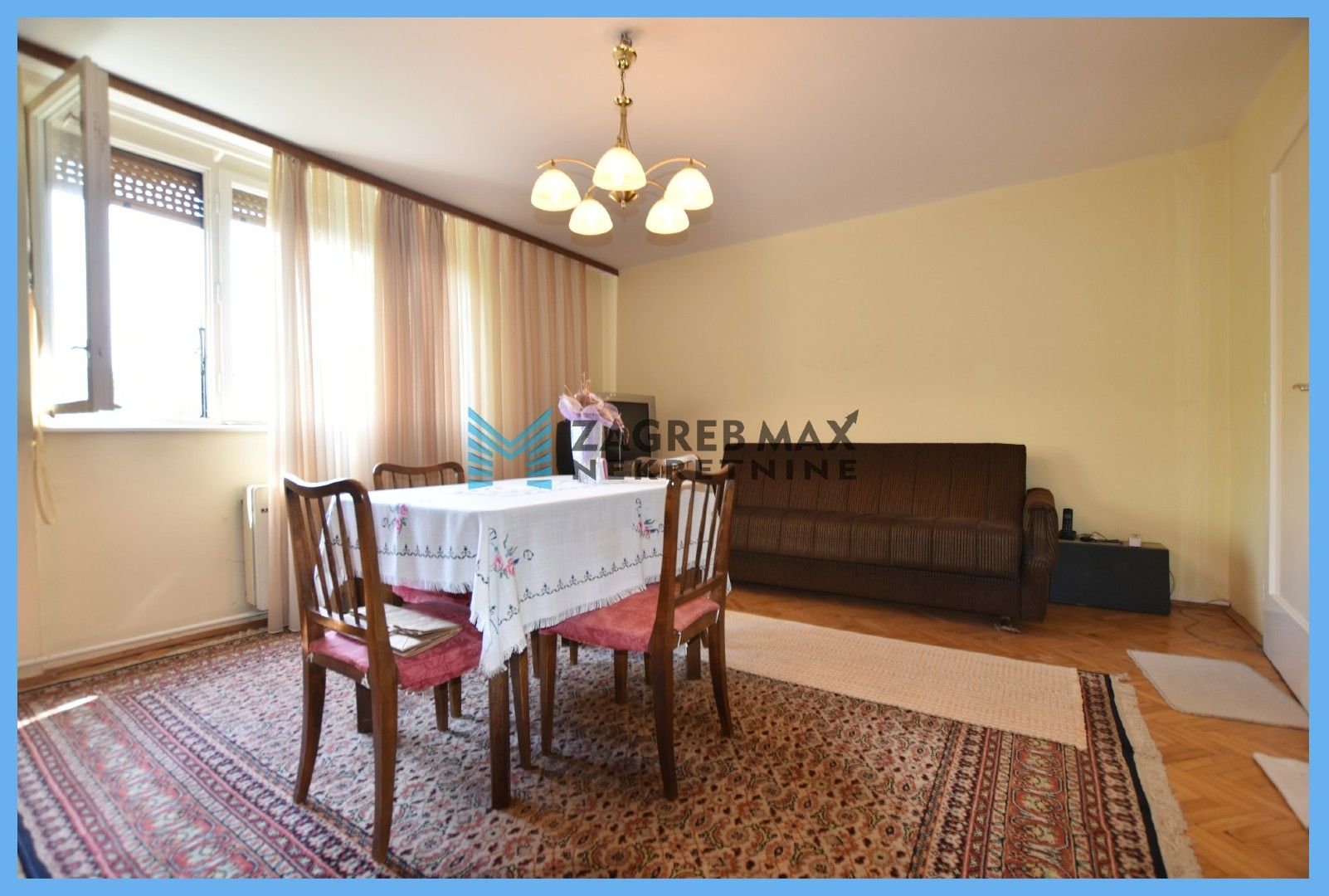 Zagreb - ČRNOMEREC Ugodan 2soban stan 54 m2, prizemlje, mirno okruženje, spremište, BEZ PROVIZIJE