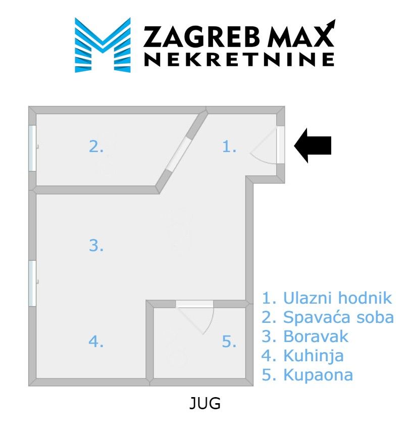 Zagreb - TREŠNJEVKA Ugodan 2soban stan od 27 m2, suteren, odlična lokacija, parking