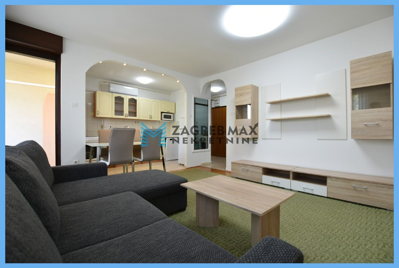 Zagreb - NAJAM - ŠPANSKO Moderan 2soban stan 50 m2, 1. kat, mirno okruženje, loggia, BEZ PROVIZIJE