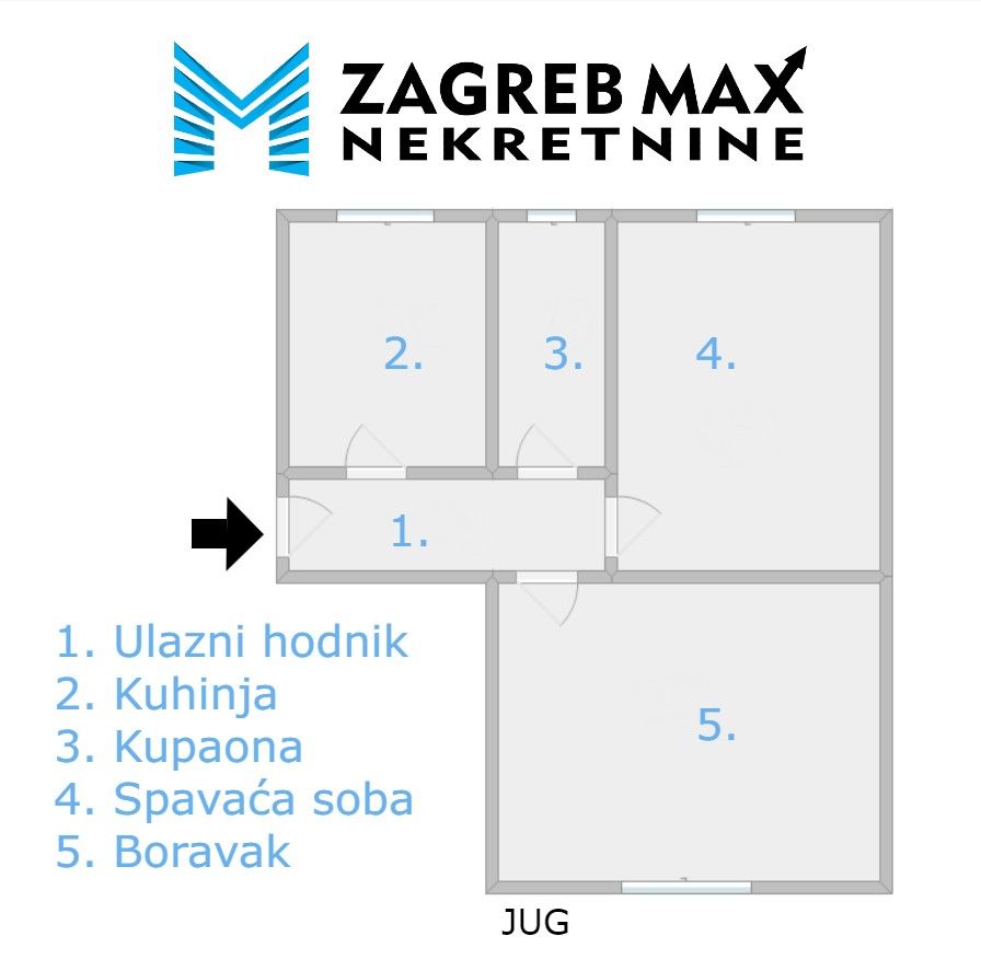 Zagreb - ČRNOMEREC Ugodan 2soban stan 54 m2, prizemlje, mirno okruženje, spremište, BEZ PROVIZIJE