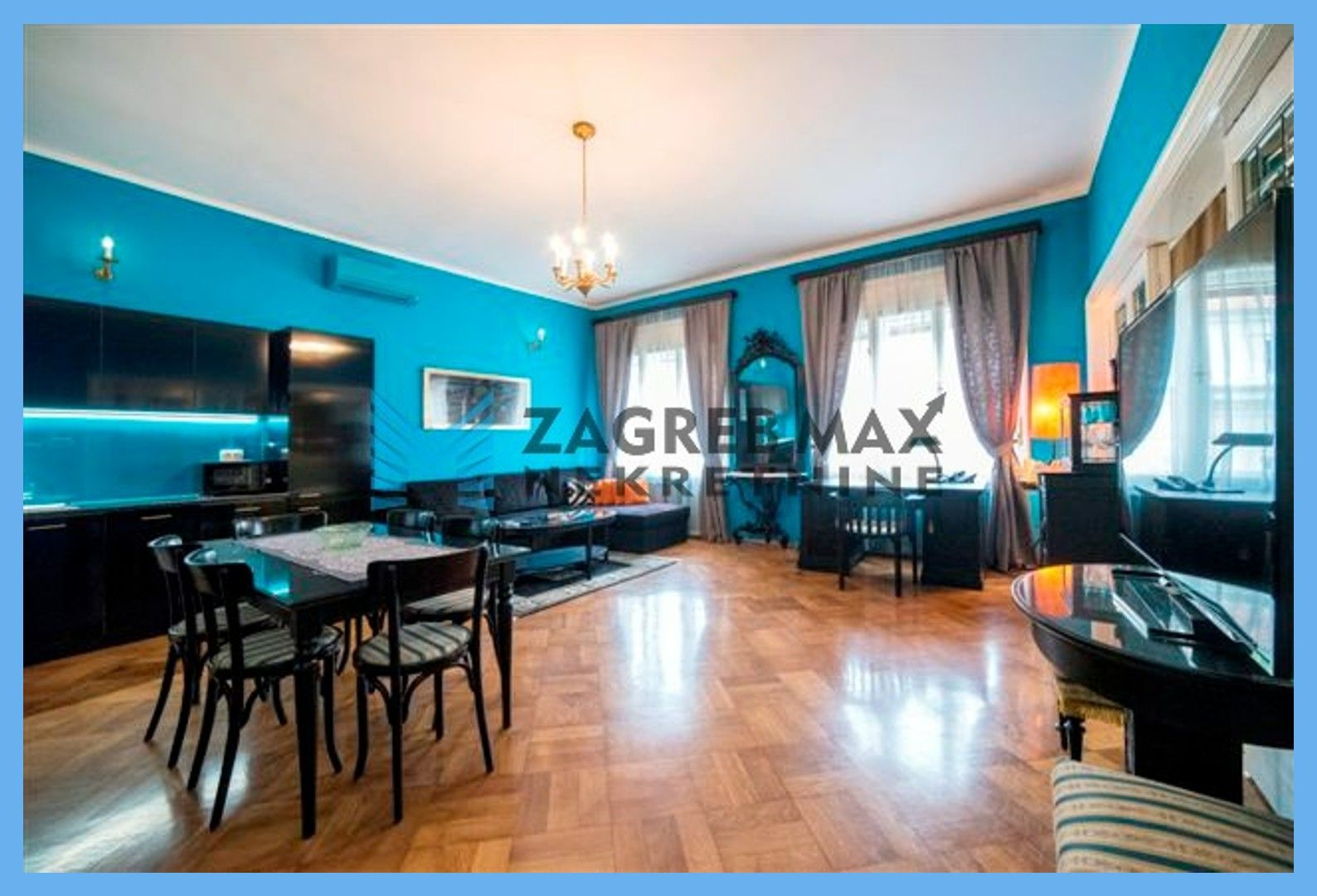 Zagreb - NAJAM - ILICA Strogi centar, luksuzan 2soban stan od 70 m2, 4. kat, lift, parking, BEZ PROVIZIJE