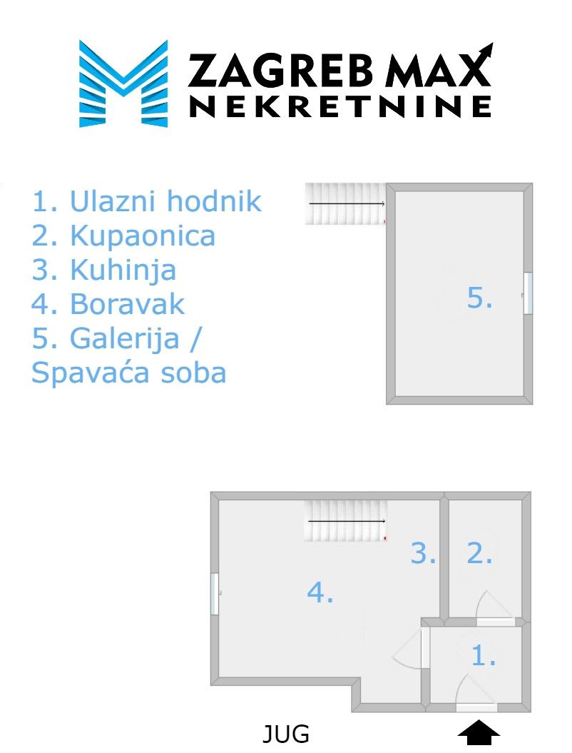 Zagreb - GORNJI GRAD Mesnička ulica, ugodan 1soban stan 30 m2, top lokacija, galerija