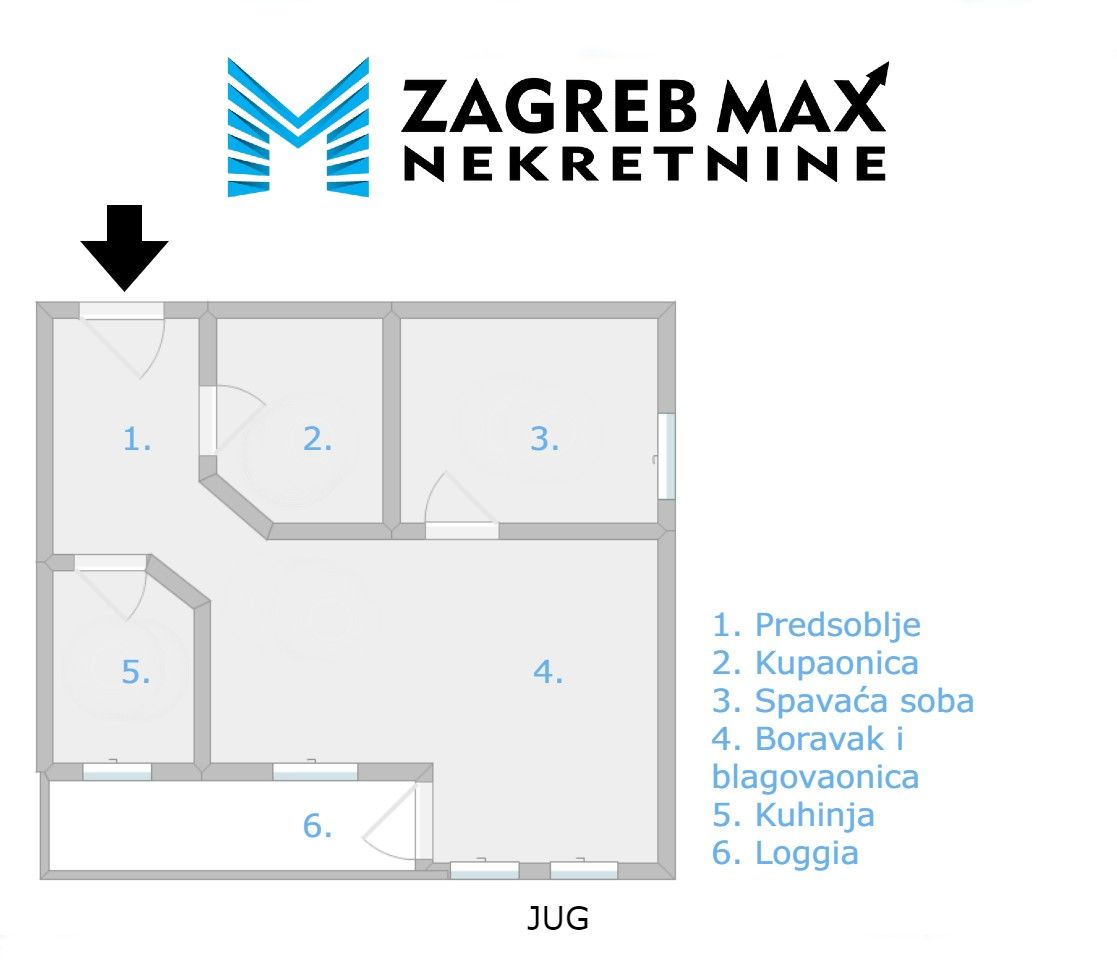 Zagreb - MIKULIĆI Ugodan 2soban stan 48 m2, 2. kat, mirno okruženje, loggia, spremište