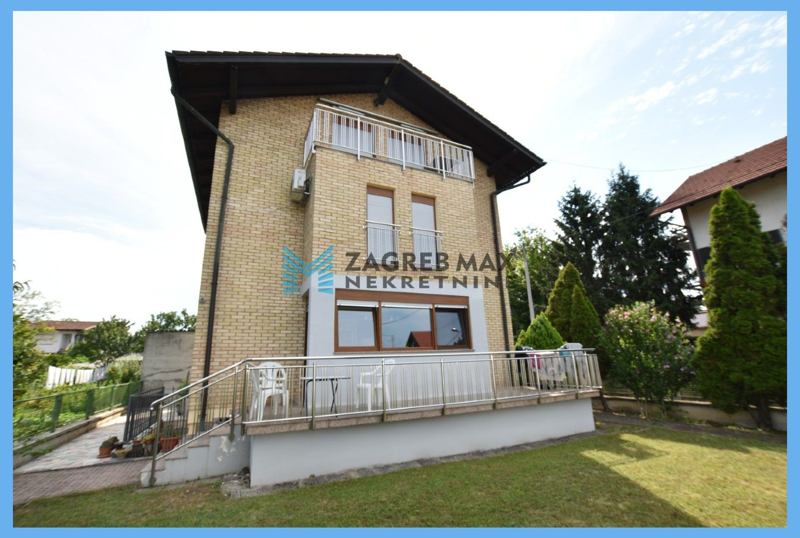 Zagreb - TROKUT Prostran 5soban stan 130 m2, okućnica 550 m2, garaža, terasa, balkon, BEZ PROVIZIJE
