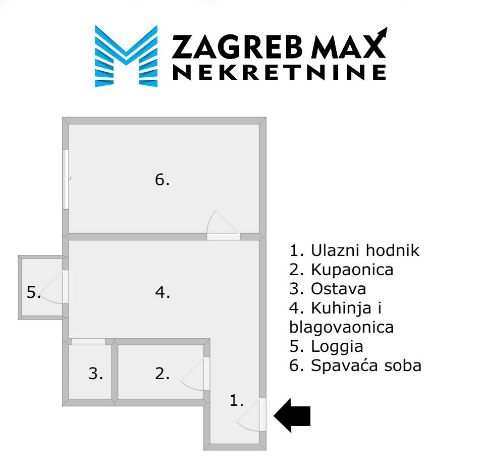 Zagreb - GAJNICE Ugodan 1soban stan 35 m2, 1. kat, mirno okruženje, balkon, spremište