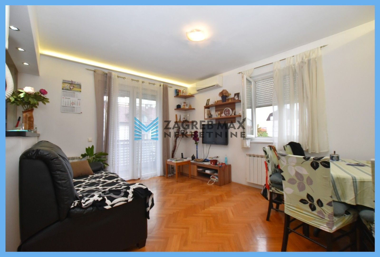 Zagreb - MALEŠNICA Ugodan 2soban stan 38 m2 + parking, 1. kat, balkon, spremište