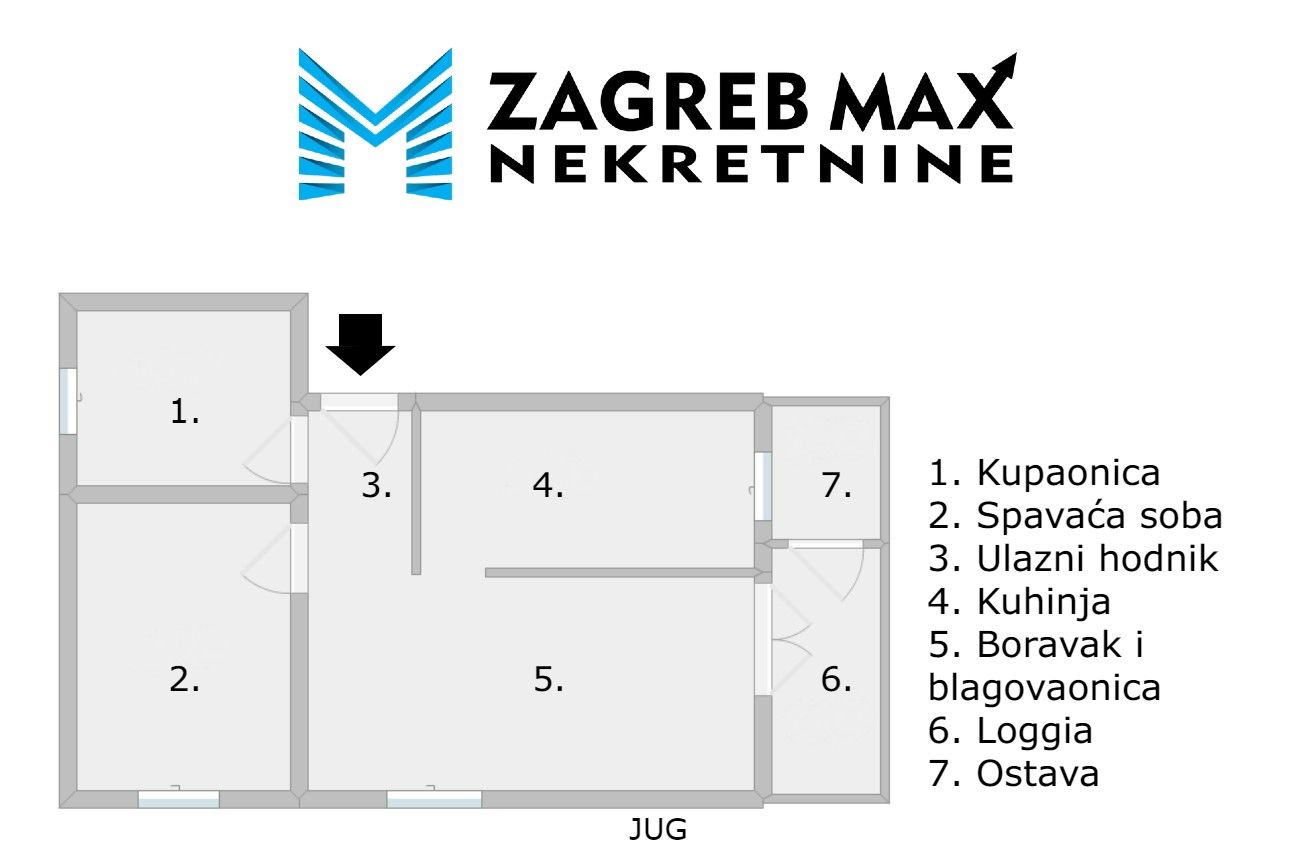 Zagreb - MALEŠNICA Ugodan 2soban stan 38 m2 + parking, 1. kat, balkon, spremište