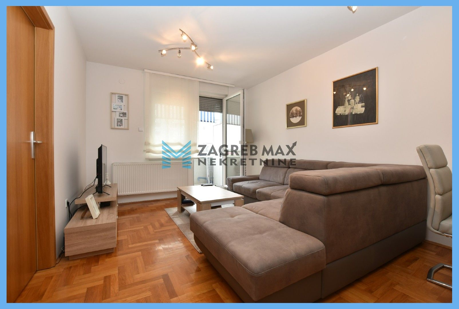 Zagreb - ŠPANSKO Moderan 2soban stan 48 m2, 4. kat, odlična lokacija, loggia