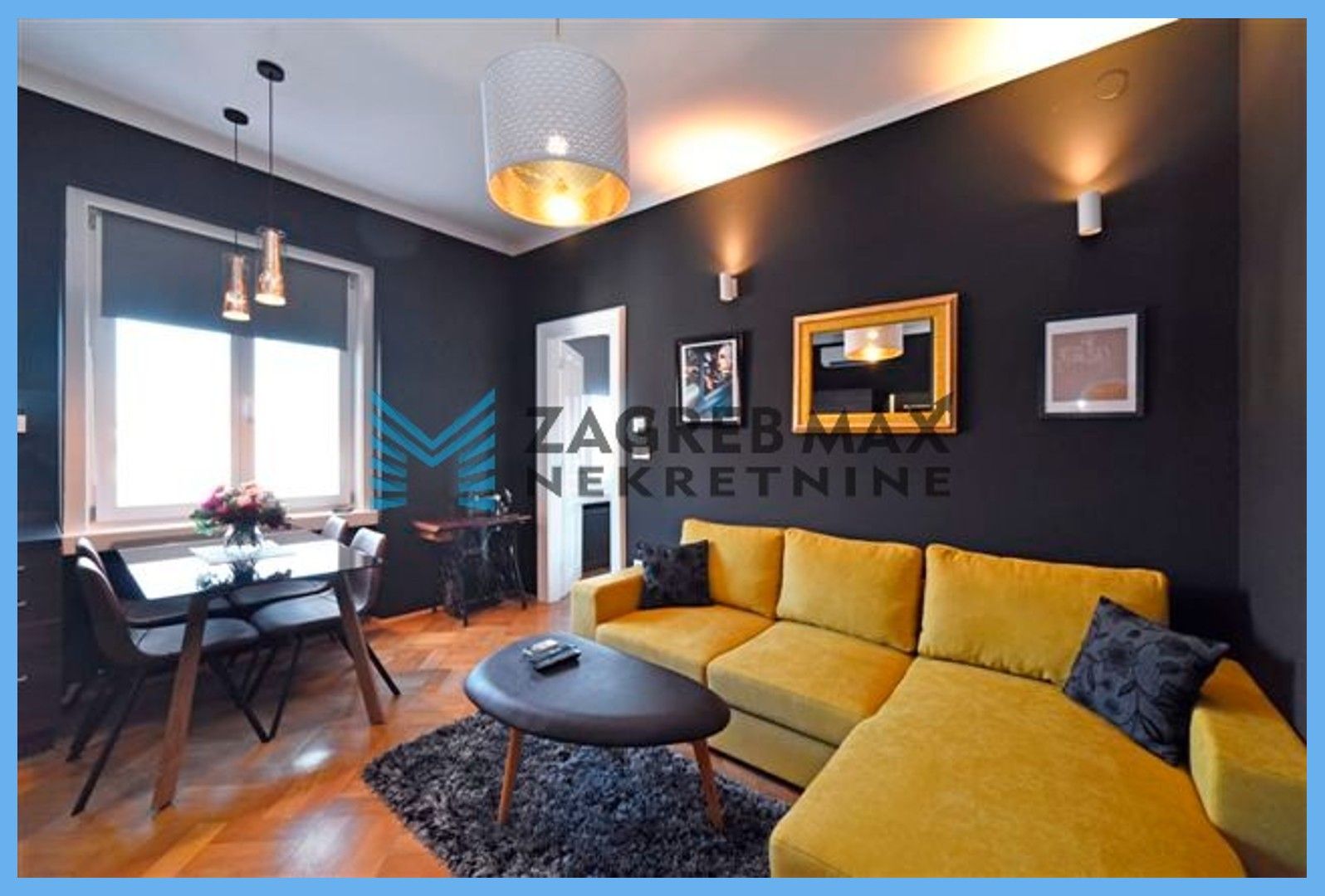 Zagreb - ILICA Strogi centar, luksuzan 2soban stan 52 m2, 4. kat, mirna lokacija, lift, BEZ PROVIZIJE