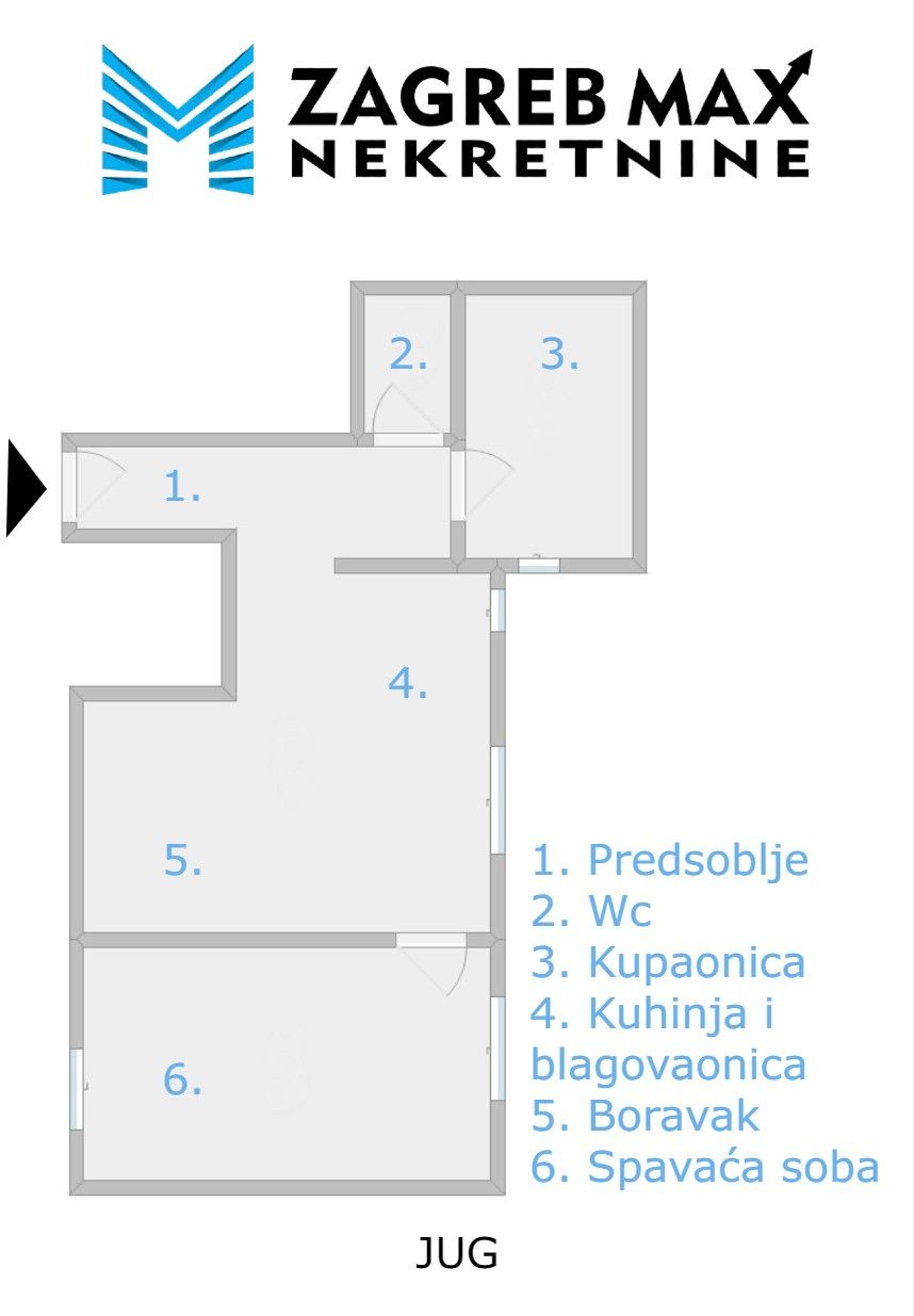 Zagreb - ILICA Strogi centar, luksuzan 2soban stan 52 m2, 4. kat, mirna lokacija, lift, BEZ PROVIZIJE