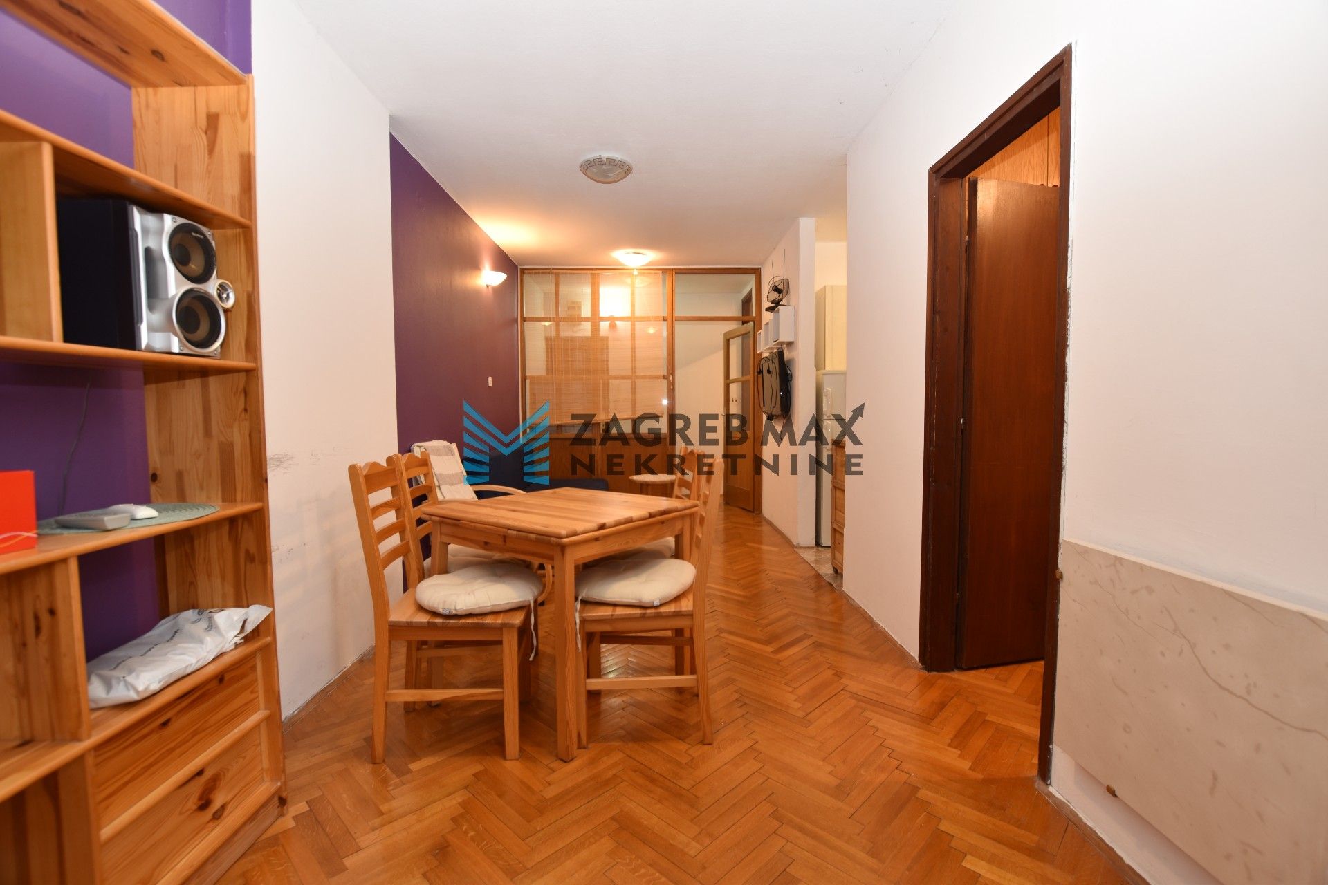 Zagreb - SREDNJACI Ugodan 2soban stan 36 m2, 1. kat, mirno okruženje, balkon