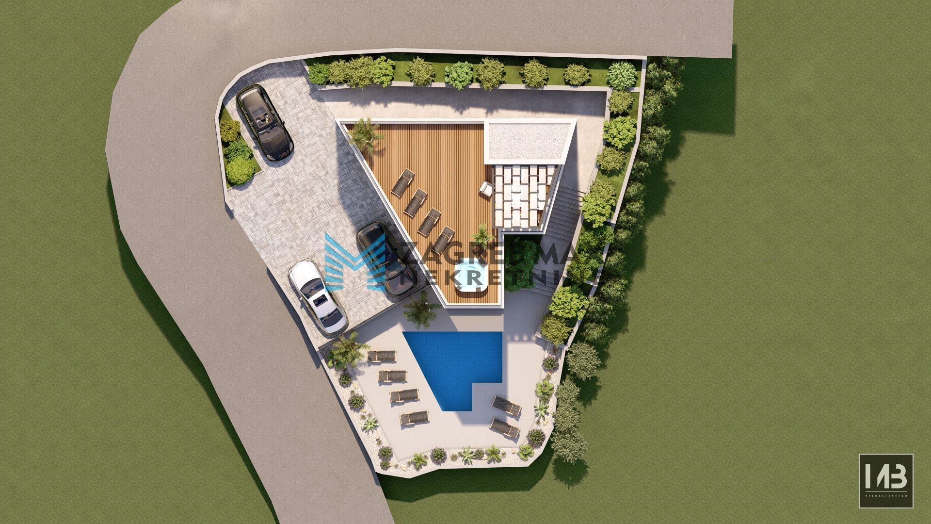 Zagreb - TROGIR Luksuzan 3soban apartman 77 m2, novogradnja, loggia, balkon, parking