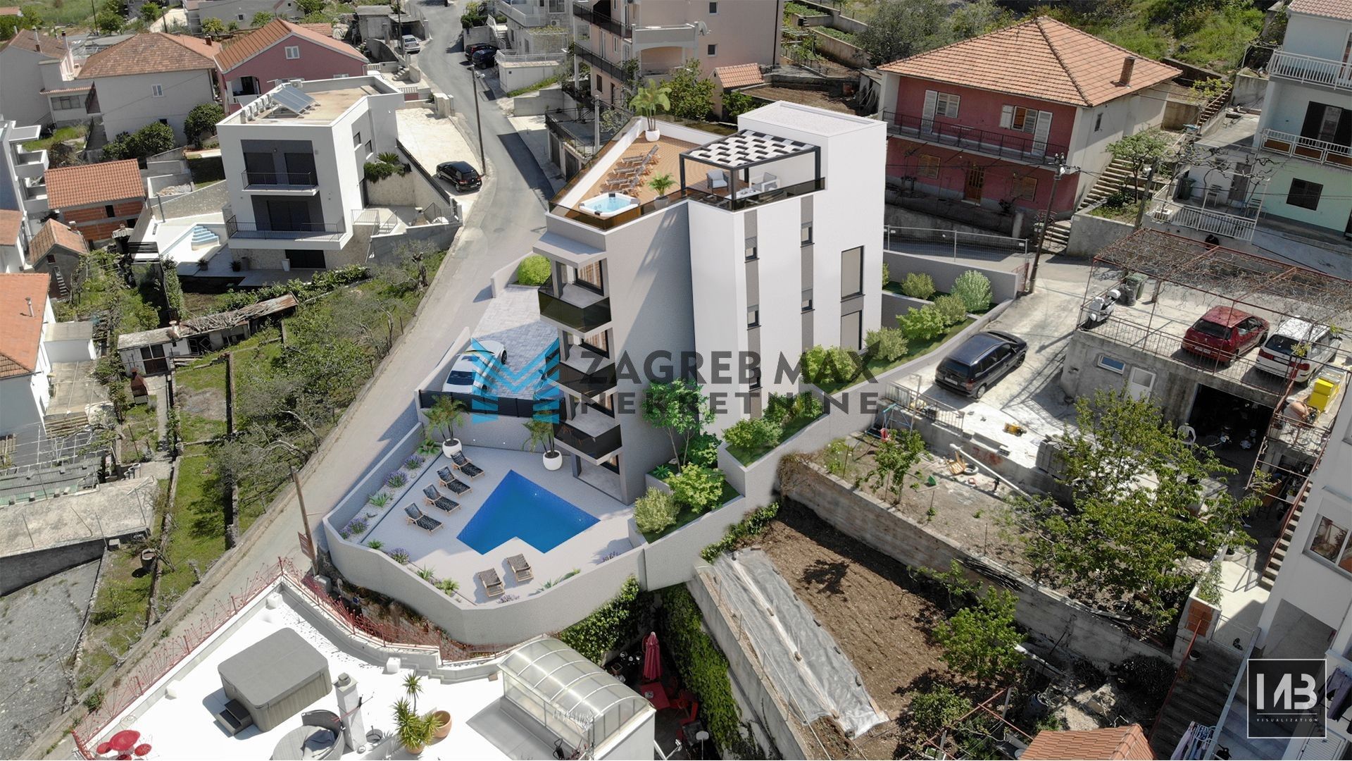 Zagreb - TROGIR Luksuzan 3soban apartman 77 m2, novogradnja, loggia, balkon, parking