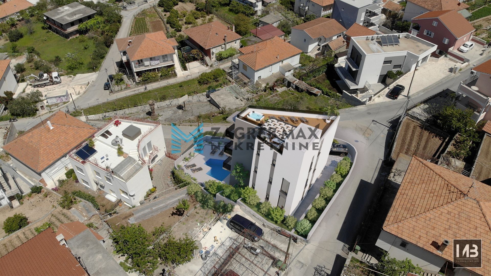 Zagreb - TROGIR Luksuzan 3soban apartman 77 m2, novogradnja, loggia, balkon, parking