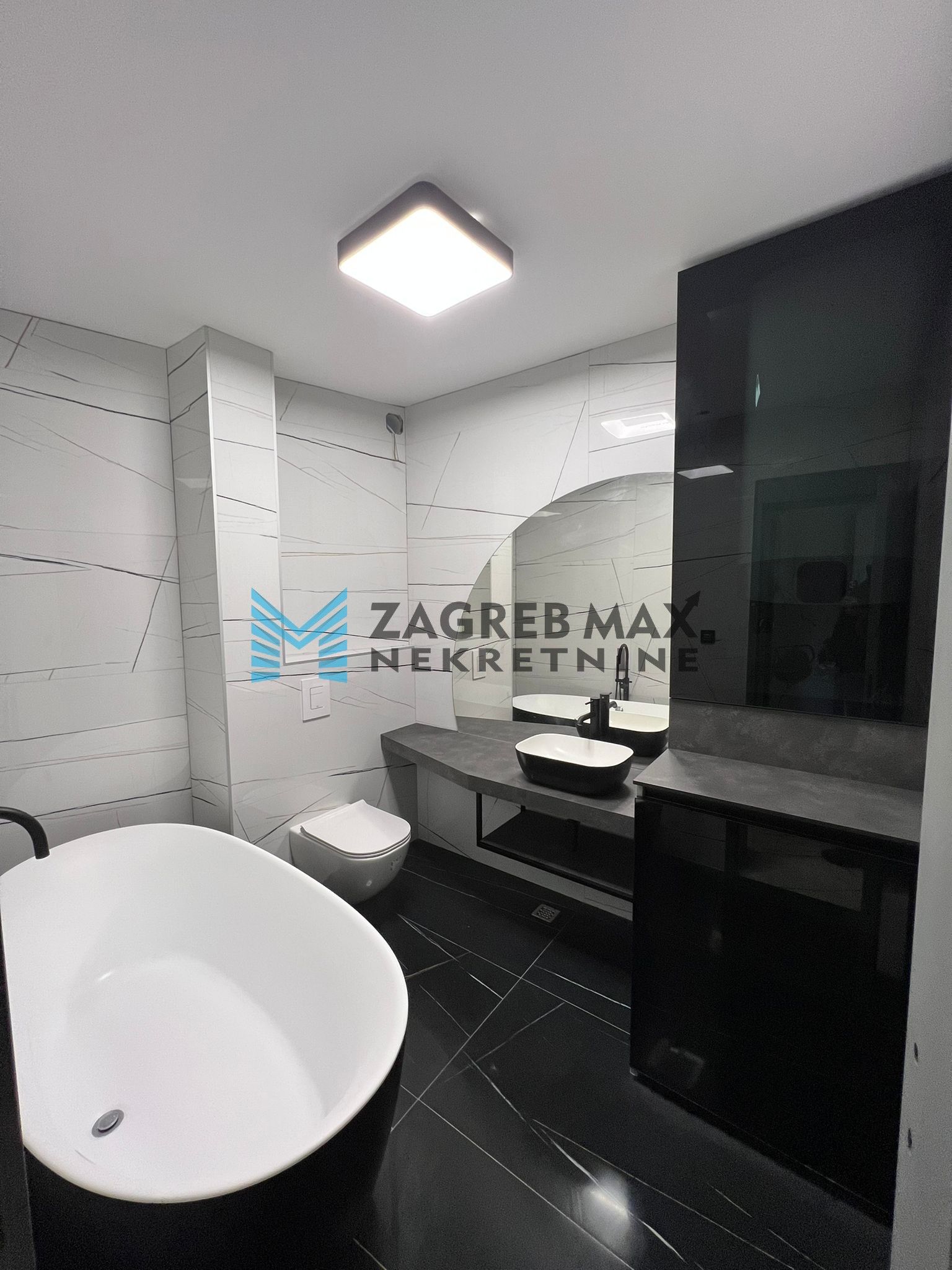 Zagreb - TROGIR Luksuzan 3soban apartman 77 m2, novogradnja, loggia, balkon, parking