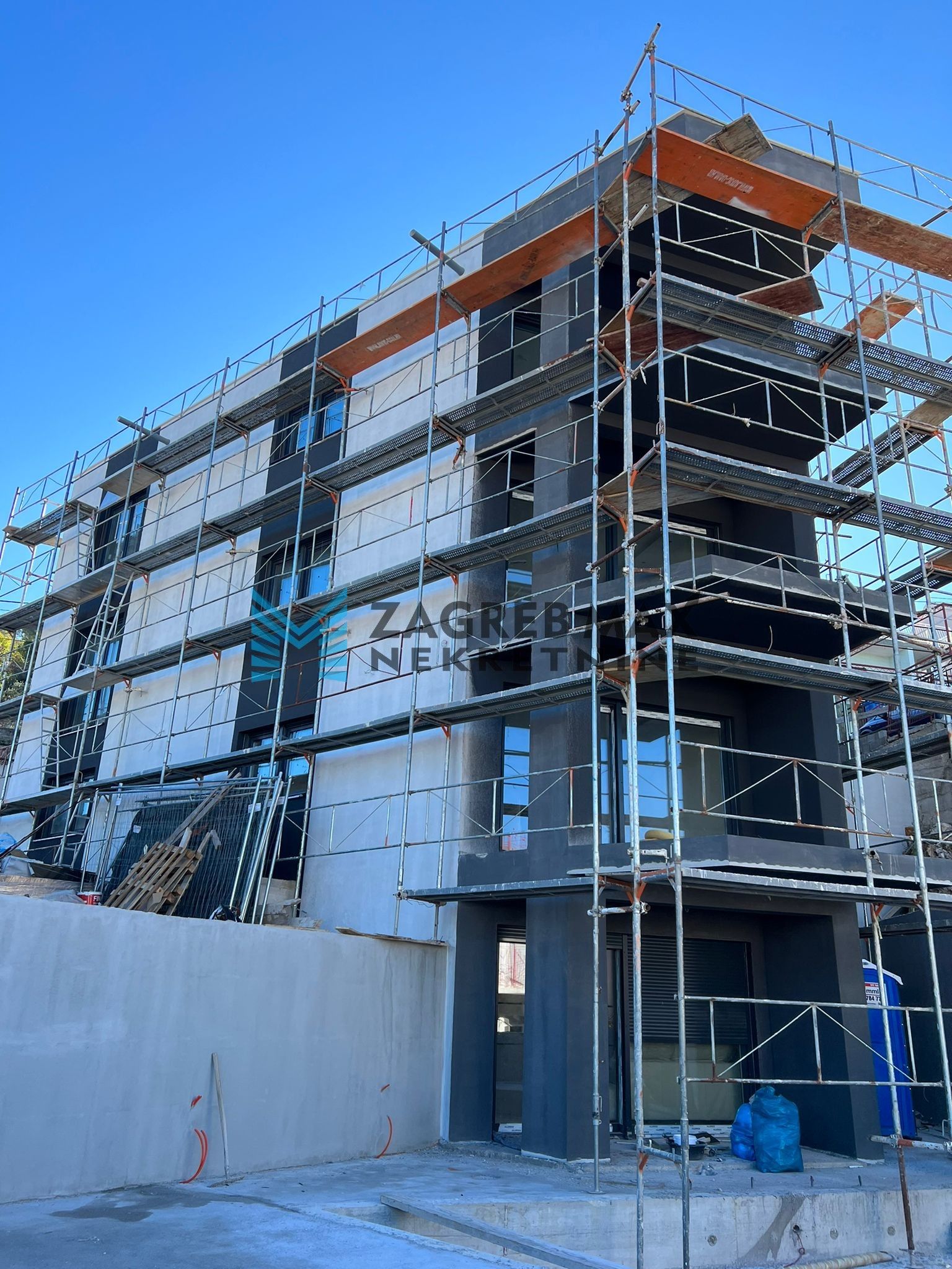 Zagreb - TROGIR Luksuzan 3soban apartman 77 m2, novogradnja, loggia, balkon, parking