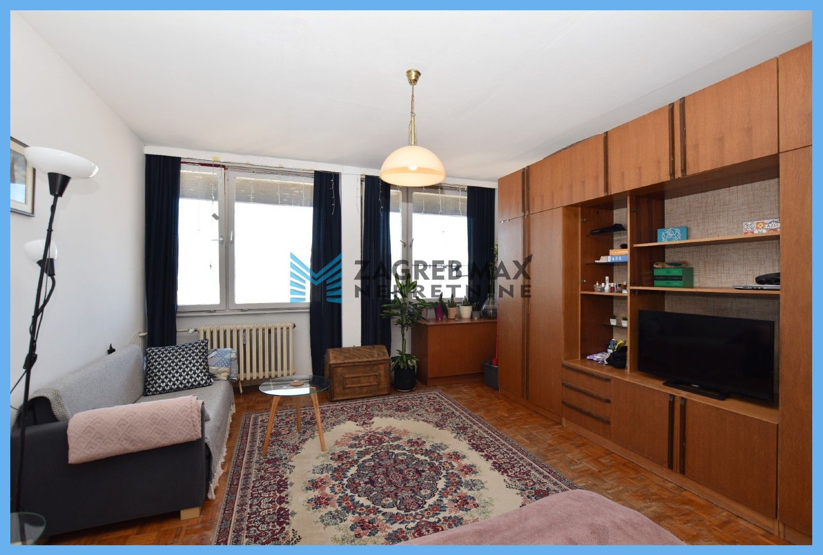 Zagreb - TREŠNJEVKA Ozaljska ulica, funkcionalan 1soban stan 37m2, top lokacija, spremište,