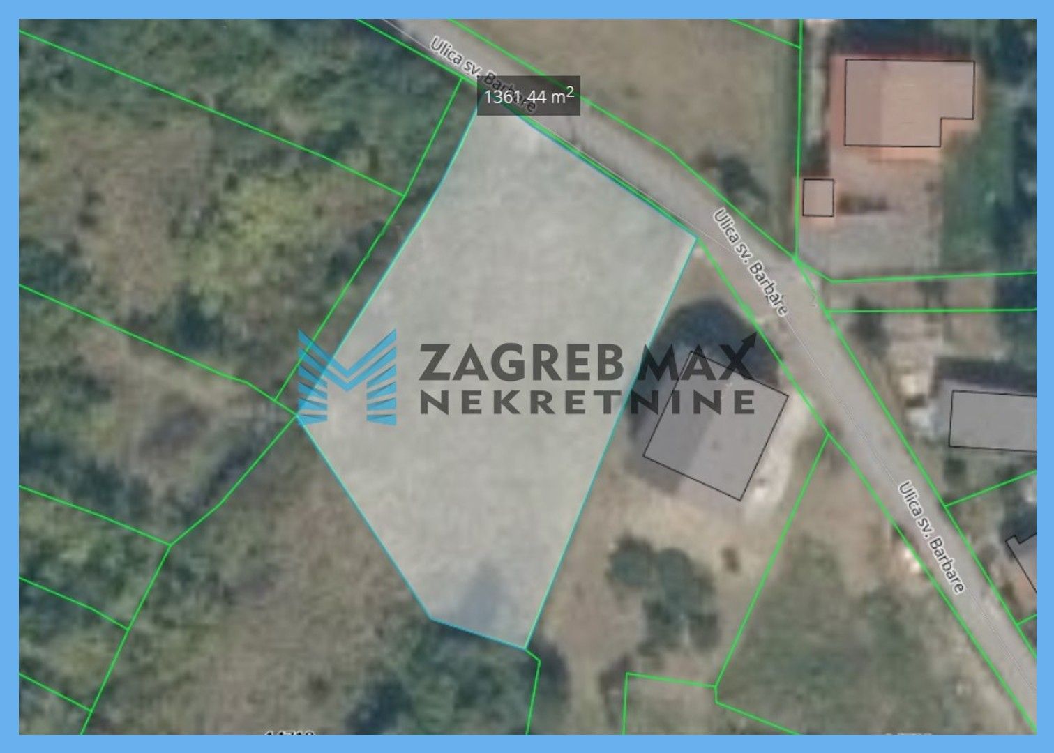 Zagreb - ČUČERJE Građevinsko zemljište 1362 m2 na mirnoj lokaciji