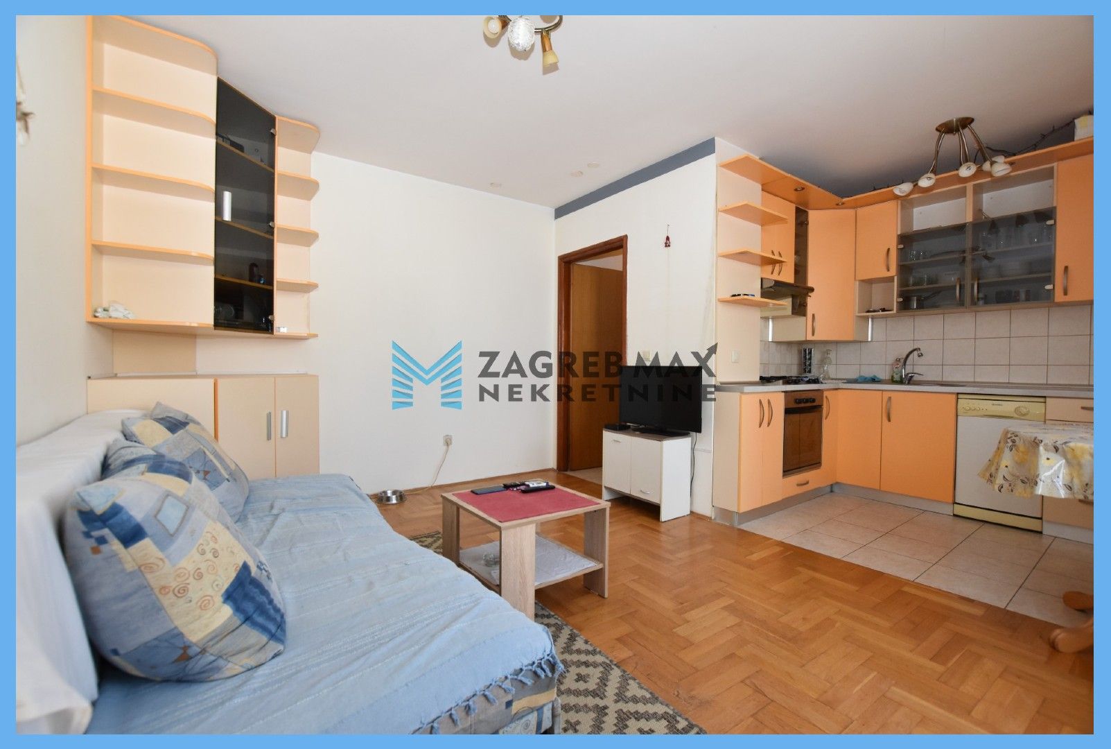 Zagreb - JAKUŠEVAC Ugodan 1soban stan od 40 m2 + parking, 2. kat, mirno okruženje, balkon, spremište