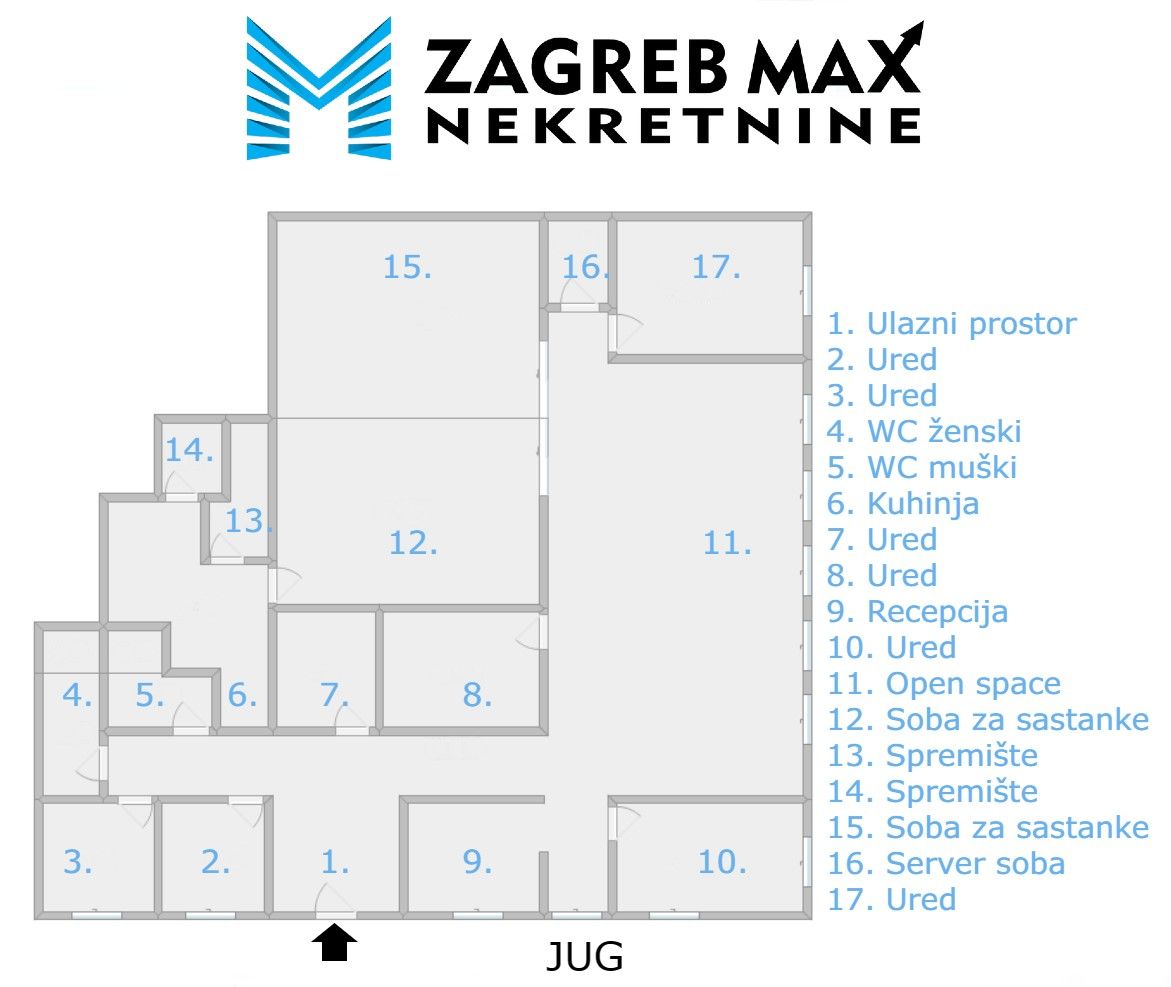 Zagreb - LANIŠTE Moderan uredski prostor od 330 m2, parking 13x, odlična lokacija, BEZ PROVIZIJE