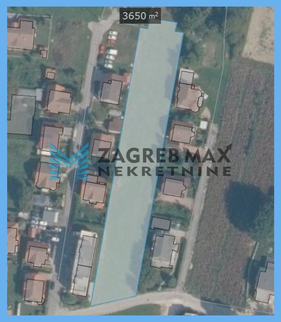 Zagreb - SVETA KLARA Građevinsko zemljište od 3.650 m2 na mirnoj lokaciji, BEZ PROVIZIJE