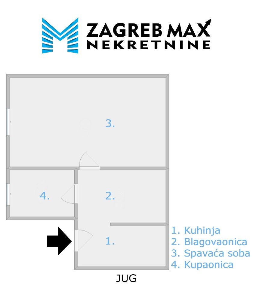 Zagreb - DONJI GRAD Moderan 1soban stan od 35 m2