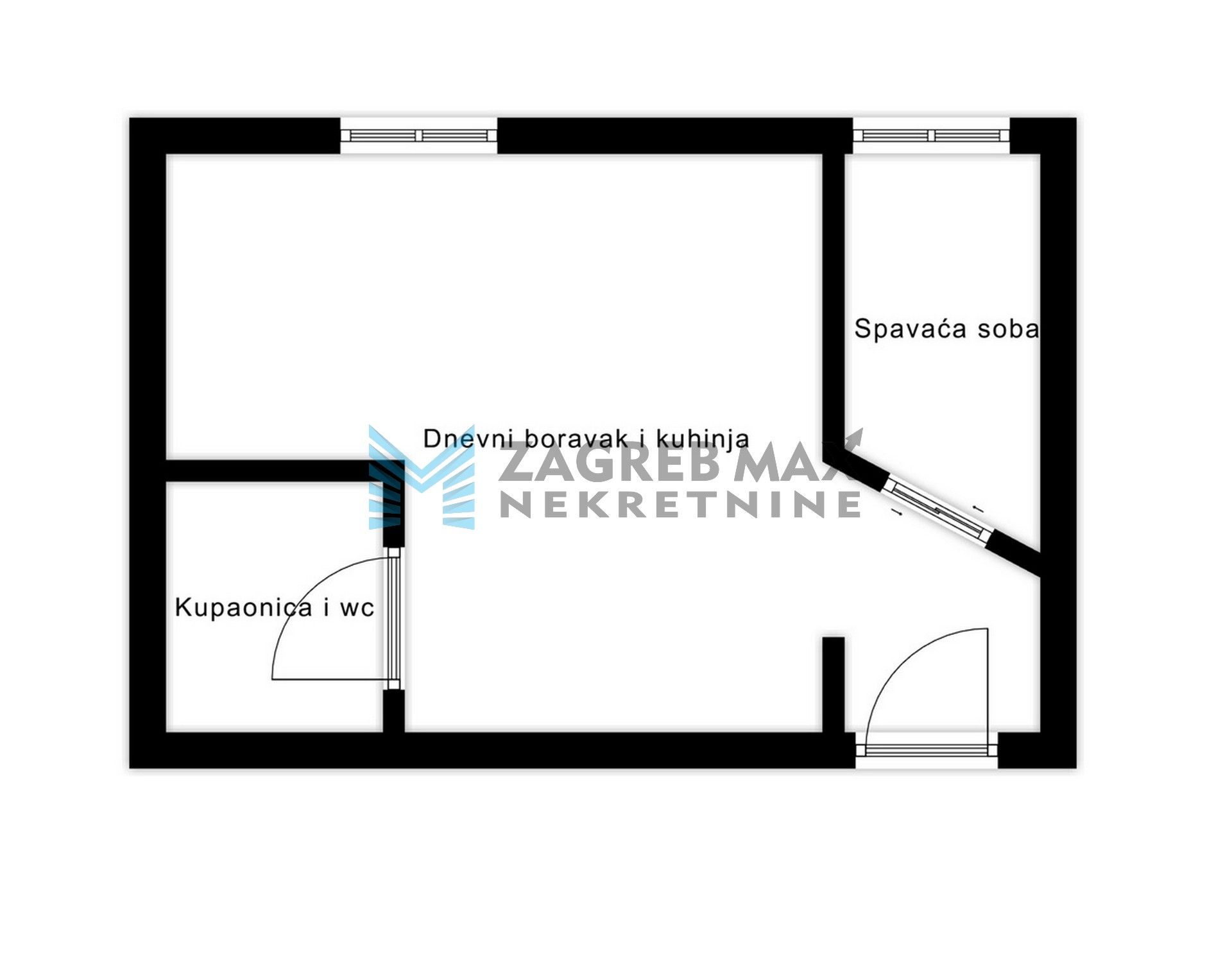 Zagreb - TREŠNJEVKA - 2-soban, odmah useljiv, niske režije, blizina Remize