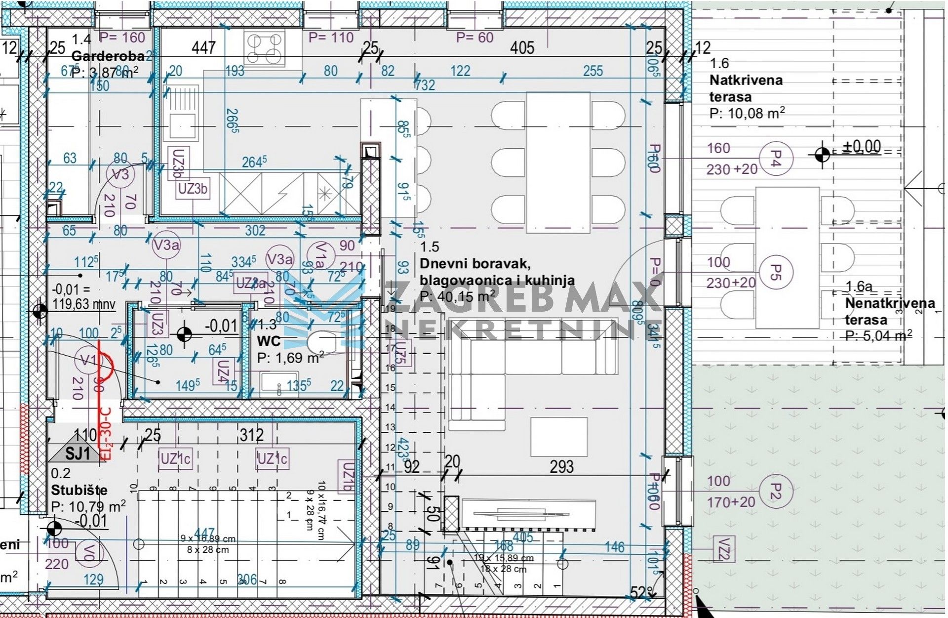 Zagreb - VOLTINO - Lapačka - 5-sobni, novogradnja, parking, vlastito dvorište (S1)